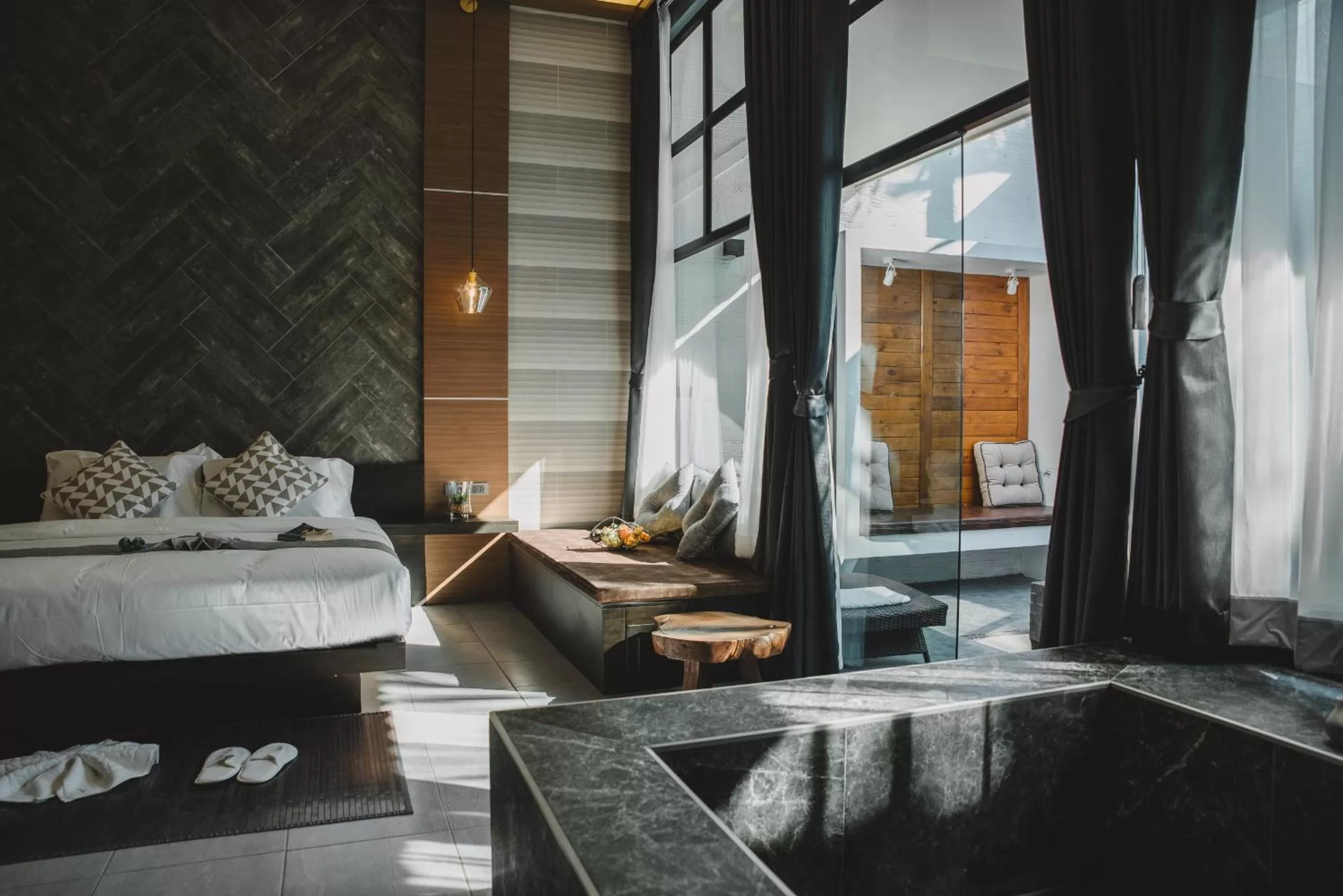 Bed in Arun Dara Villa