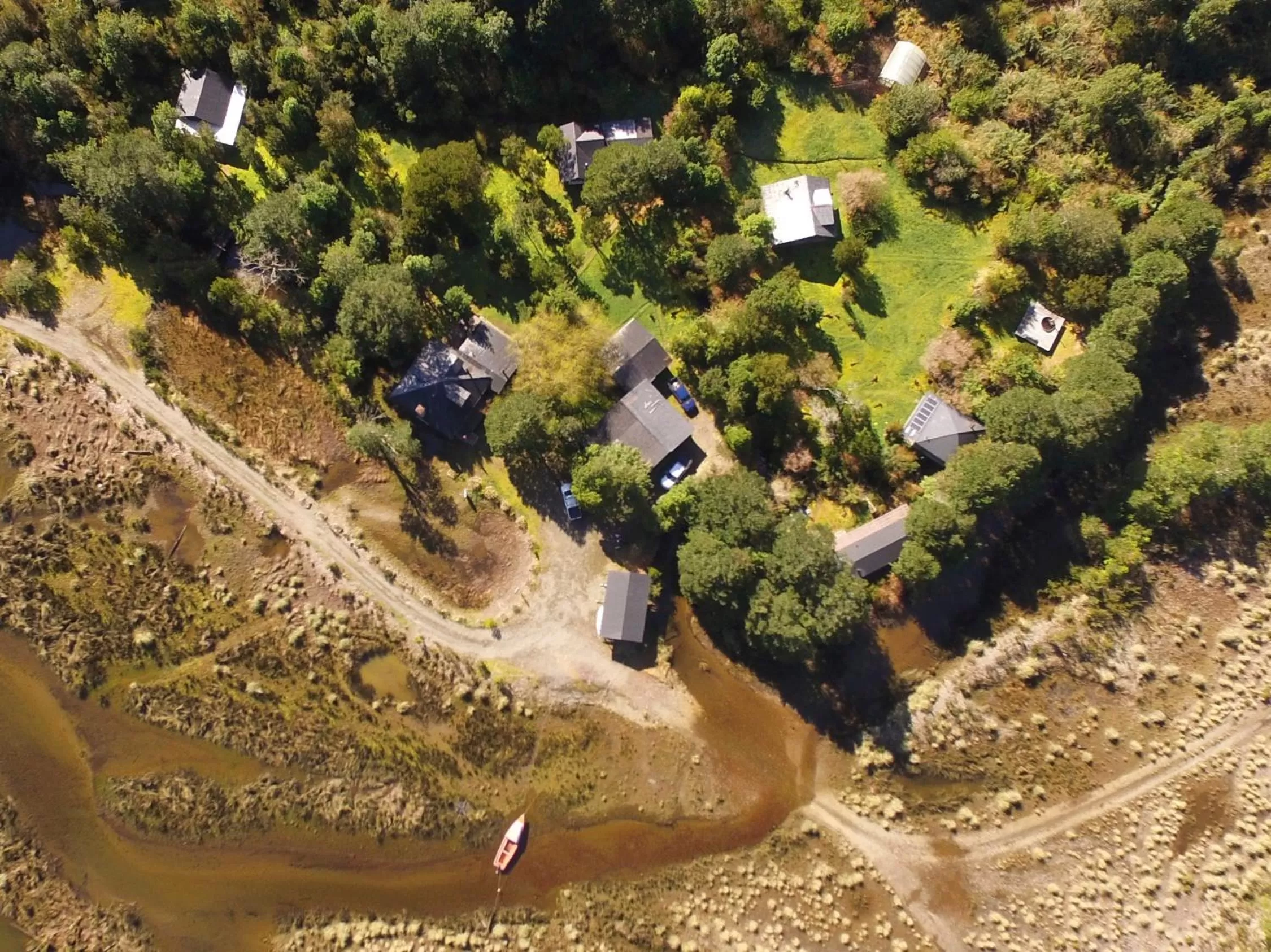 Bird's eye view, Bird's-eye View in Posada Queulat