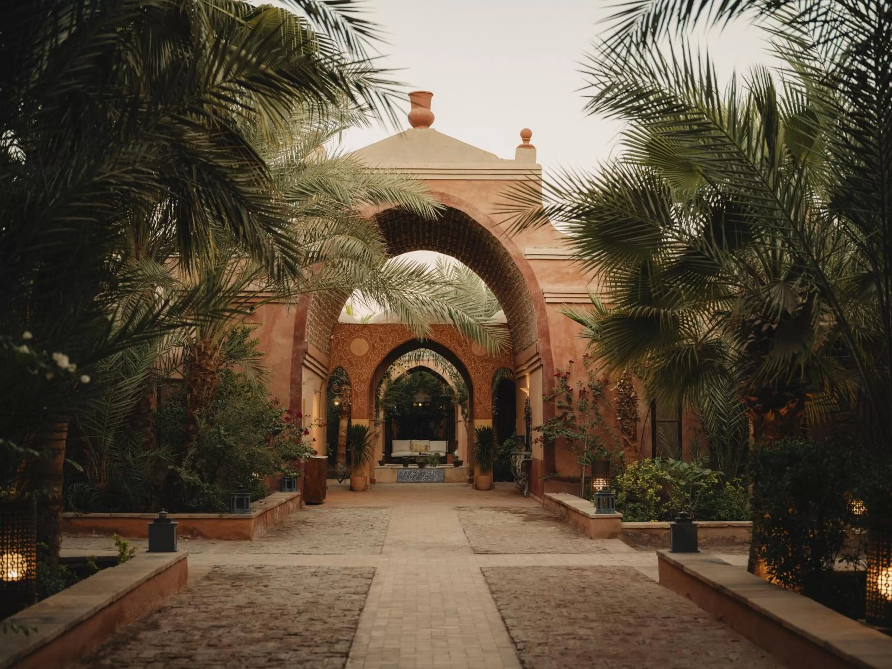 Natural landscape in Al Moudira Hotel