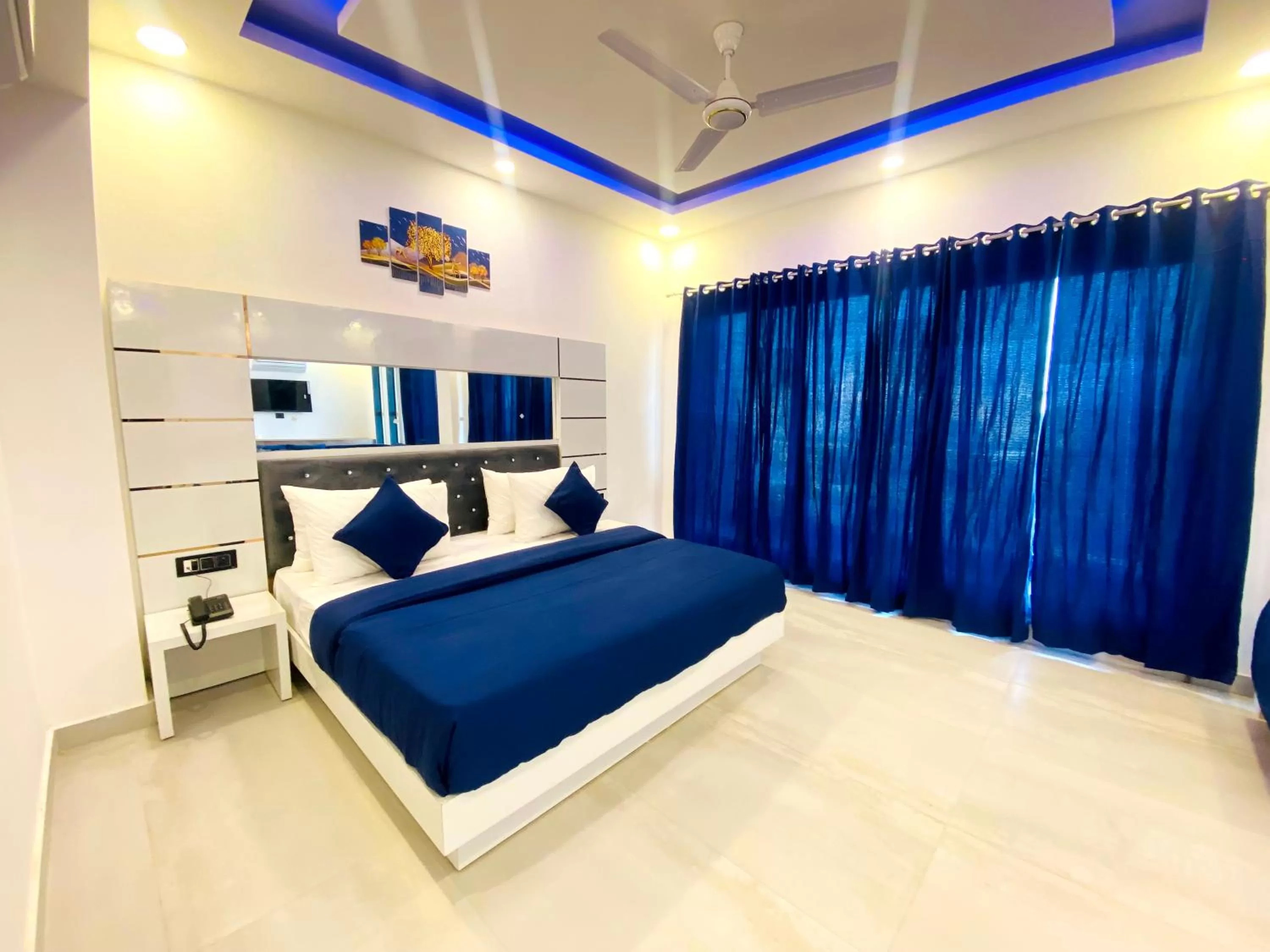 Bedroom, Bed in The Metro Stay By F9 Hotels-Near Sector 18 Metro Station Noida