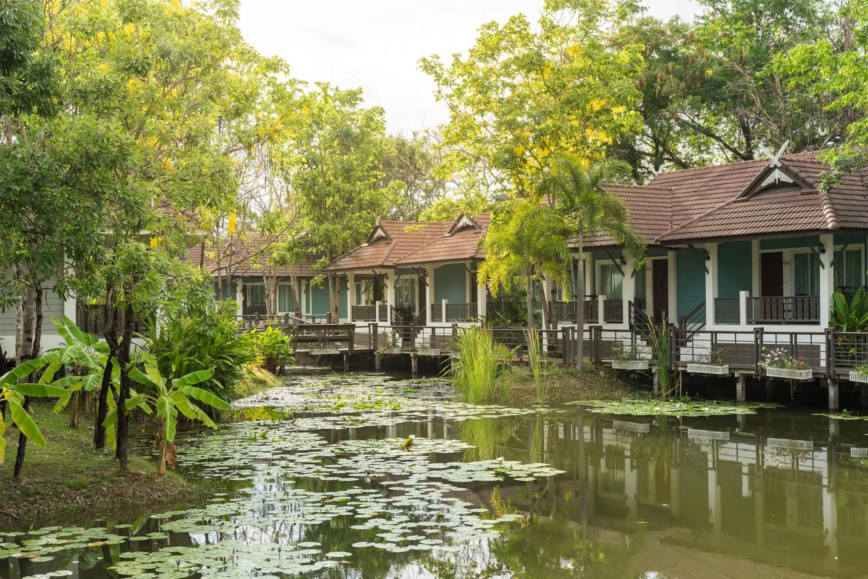 River view in Le Charme Sukhothai Historical Park