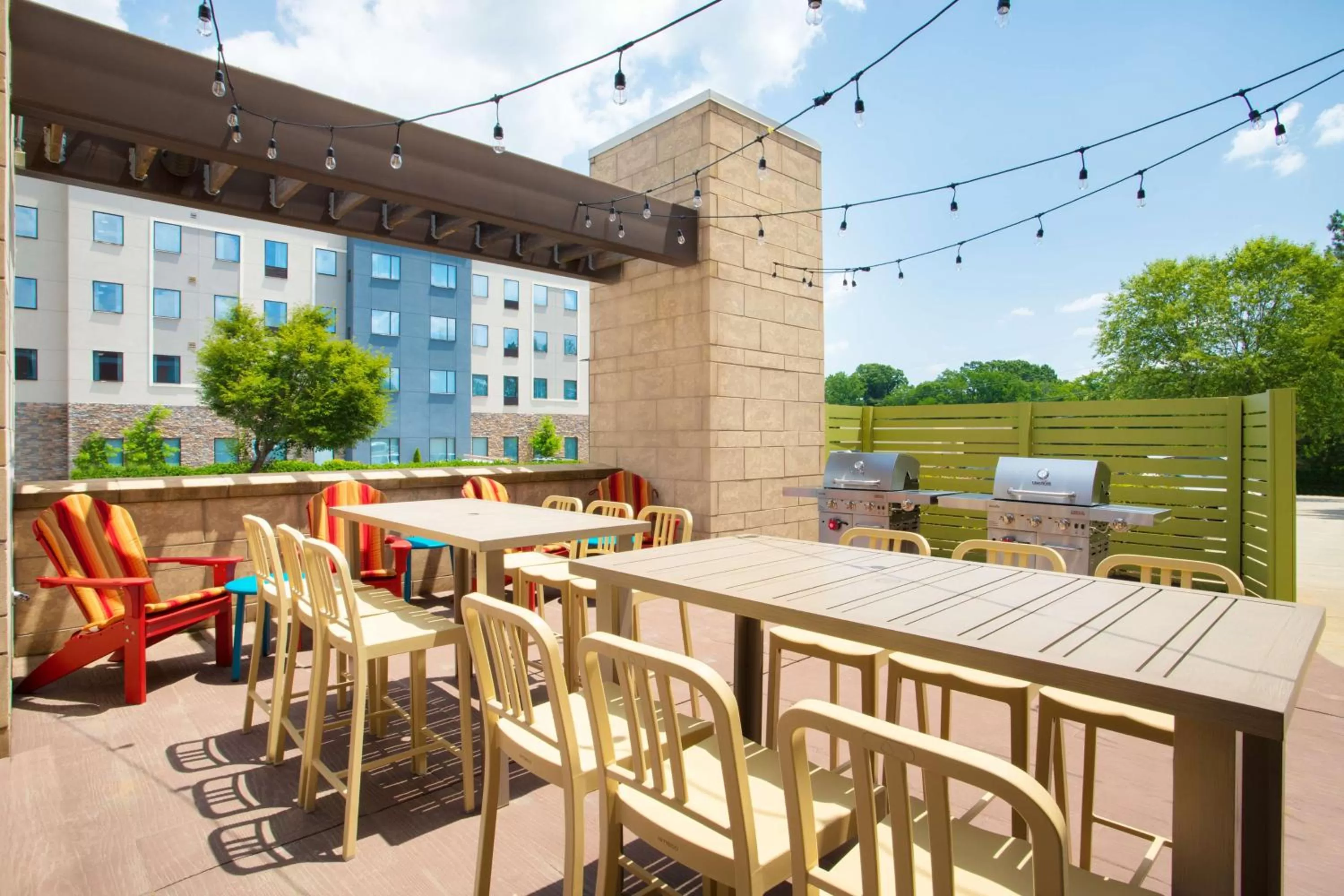 Patio in Home2 Suites Charlotte I-77 South