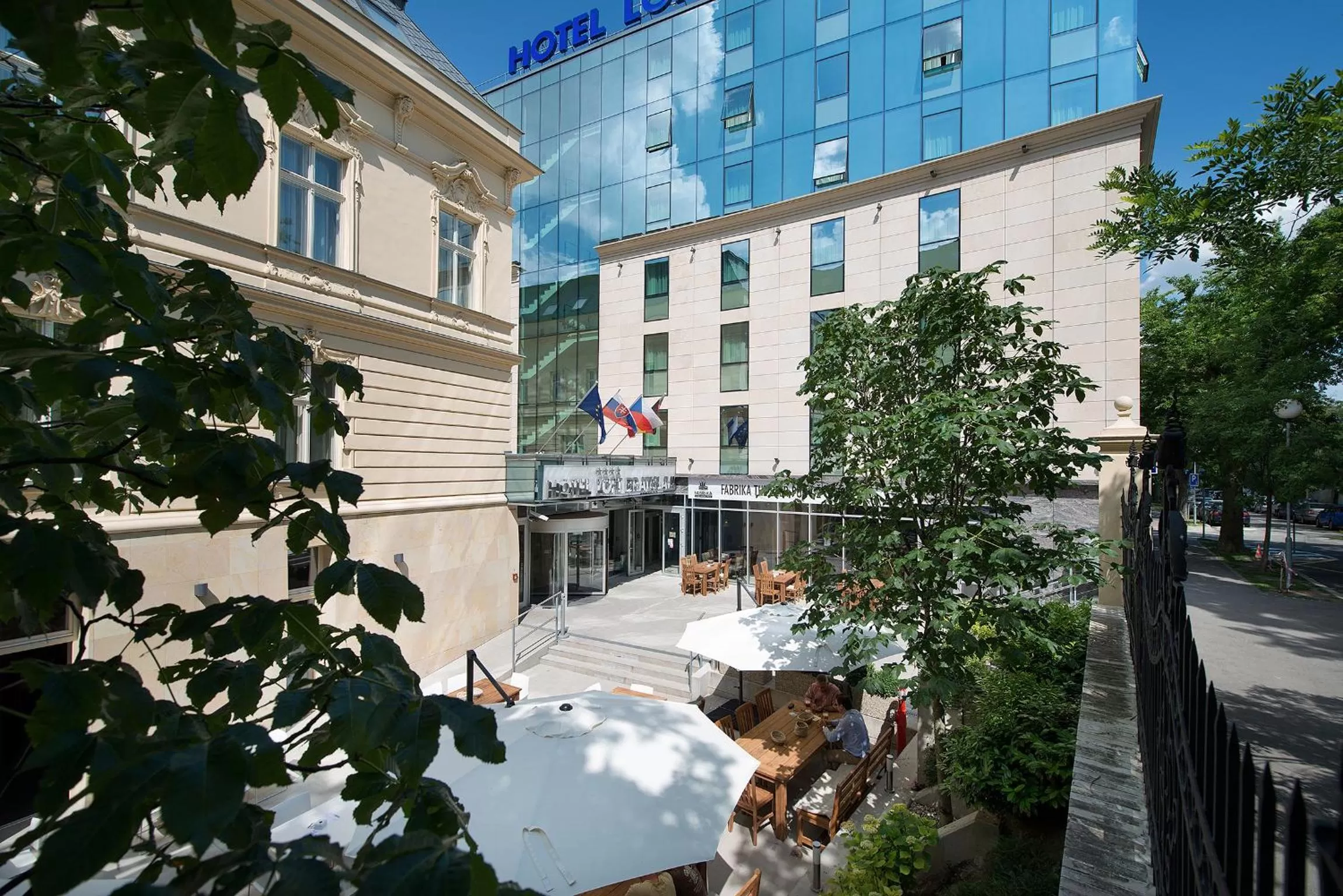 Patio in LOFT Hotel Bratislava