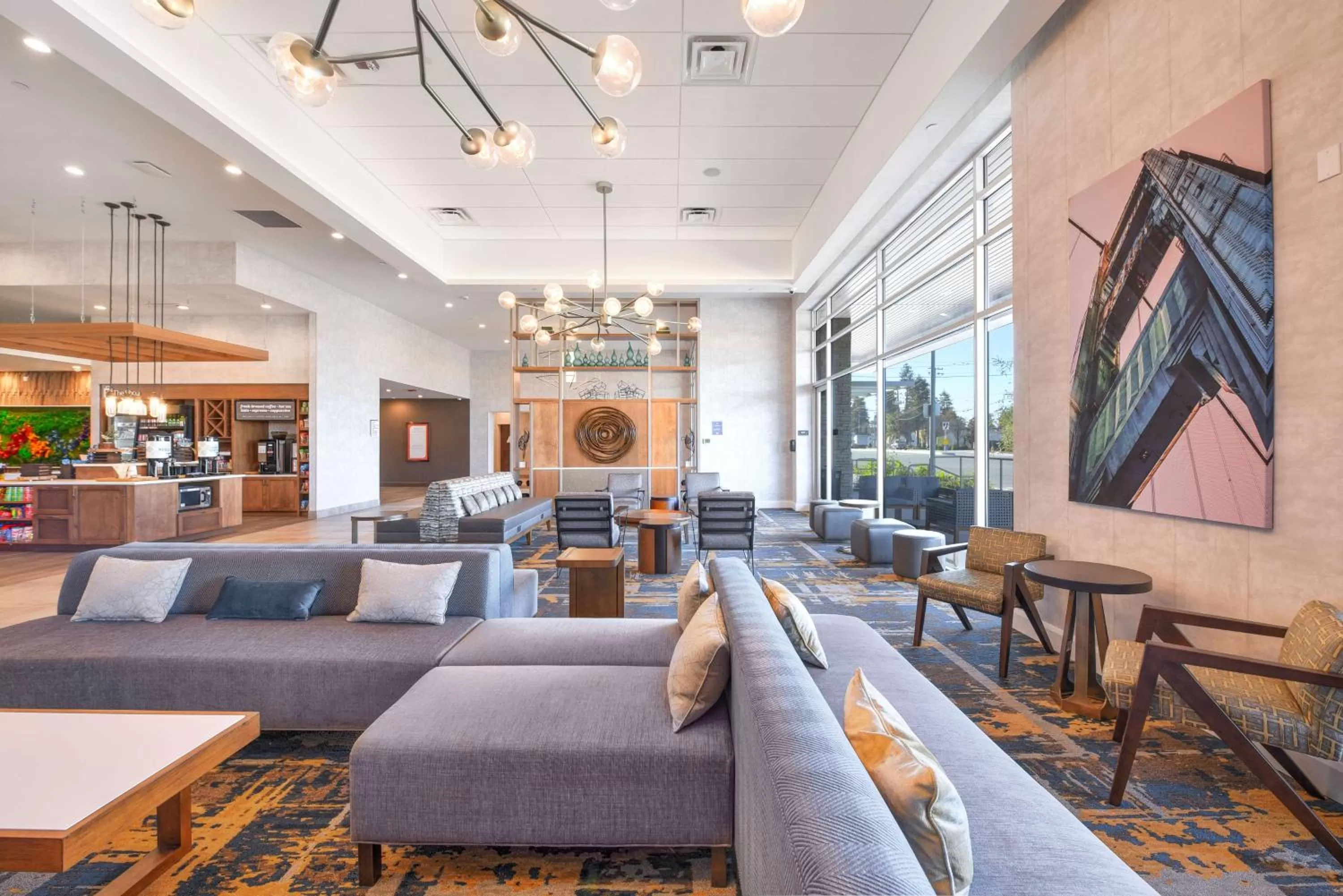 Lobby or reception in Hilton Garden Inn Fremont Milpitas