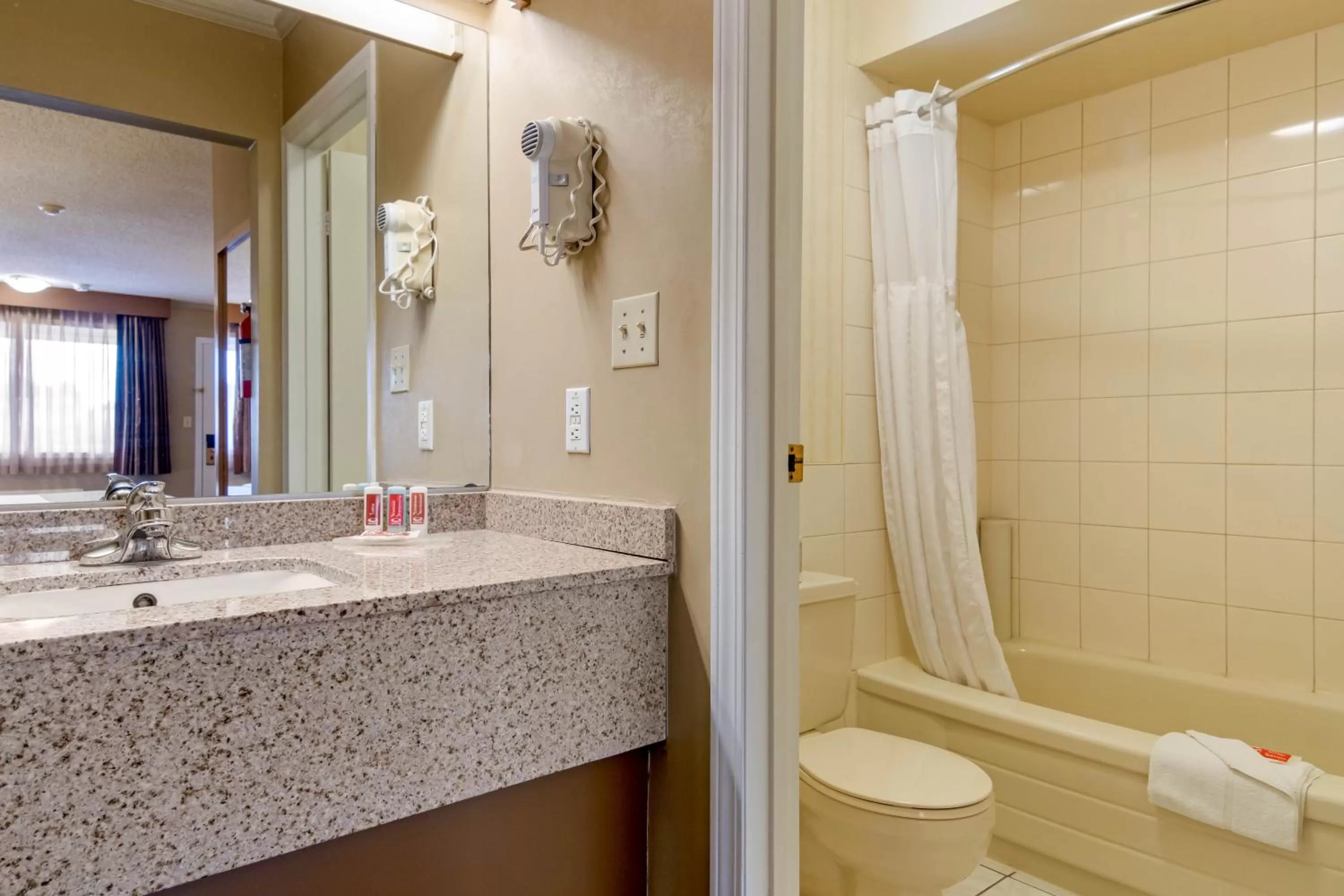 Bathroom in Econo Lodge Inn & Suites