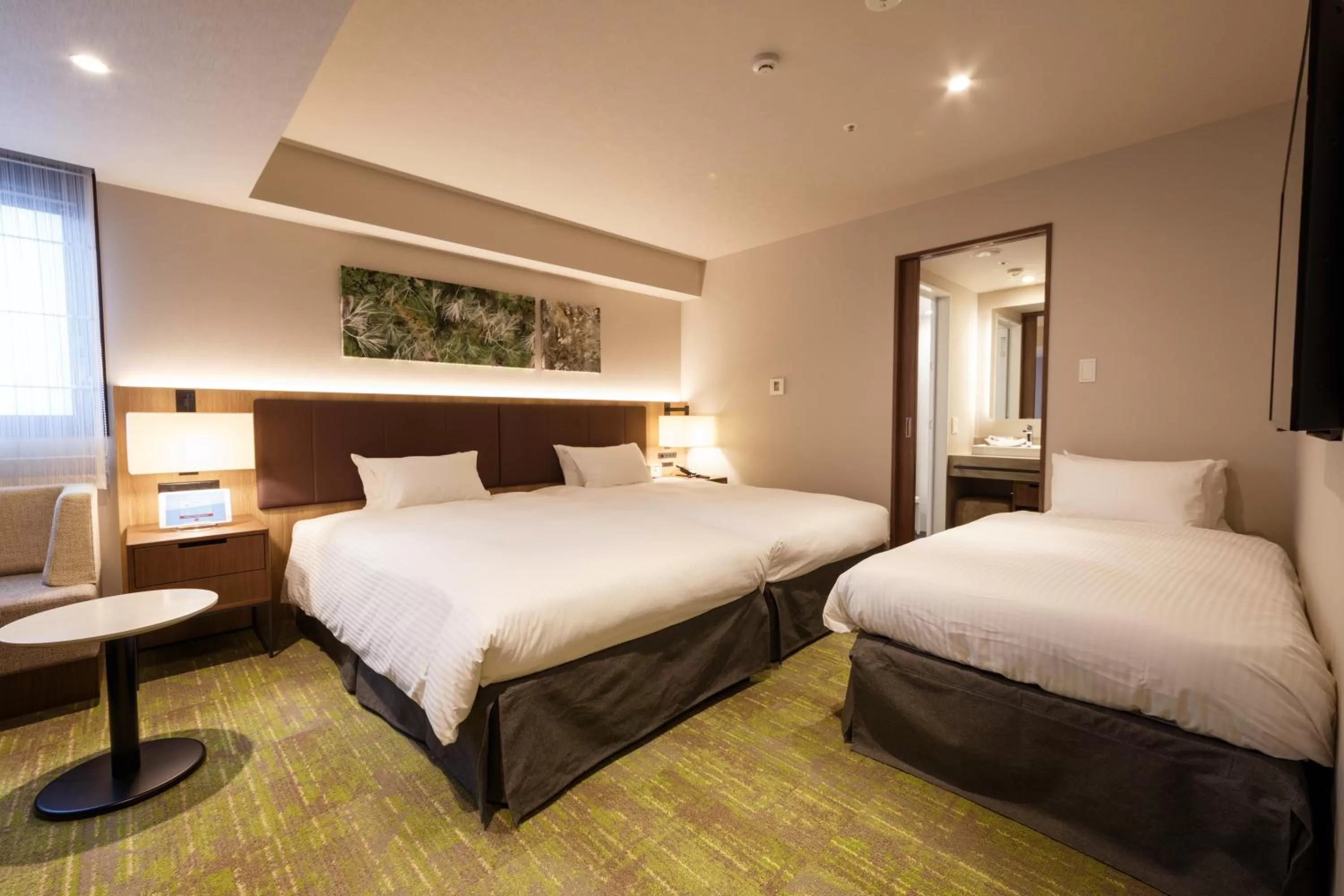 Bed in Hotel Forza Kanazawa