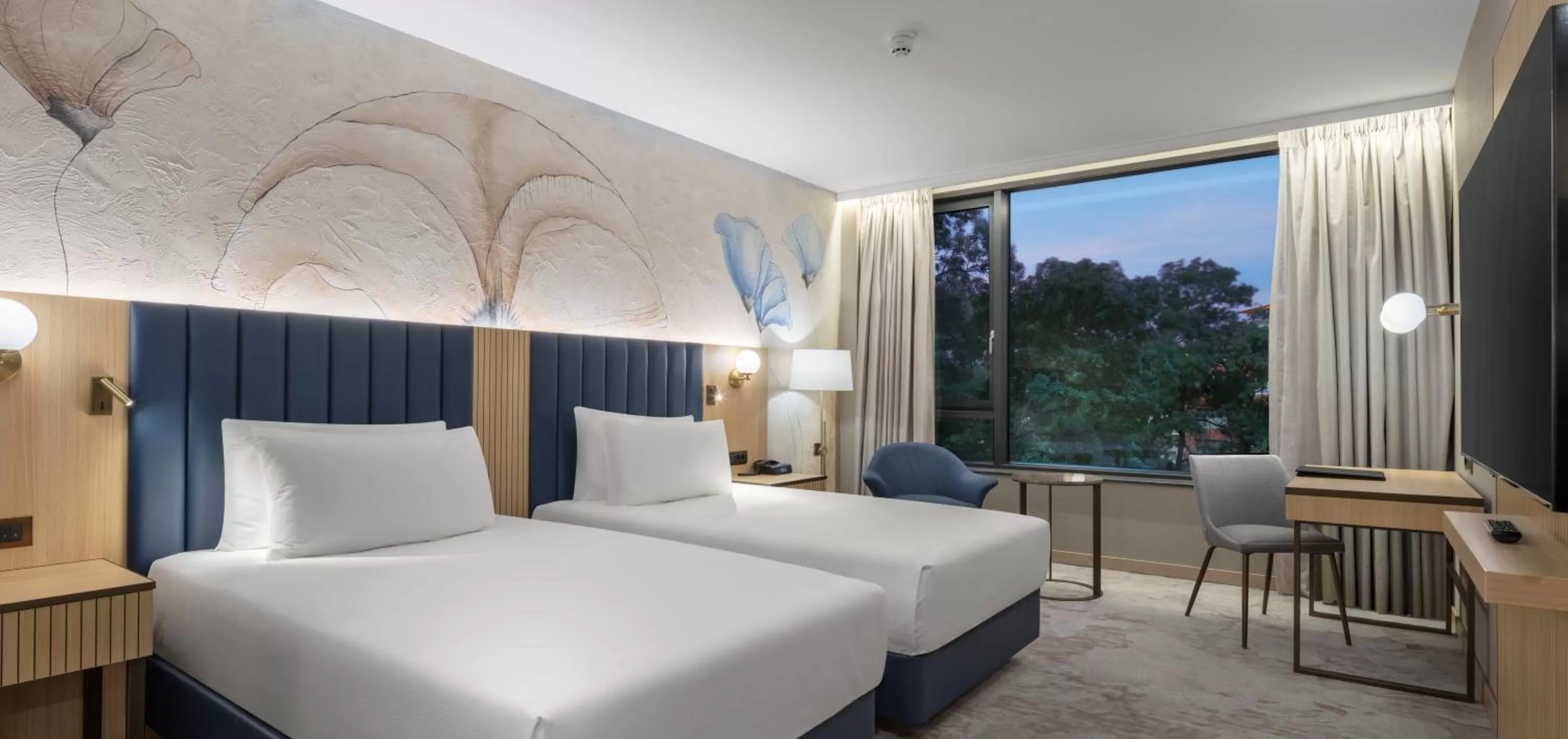 Bed in Doubletree By Hilton Plovdiv Center