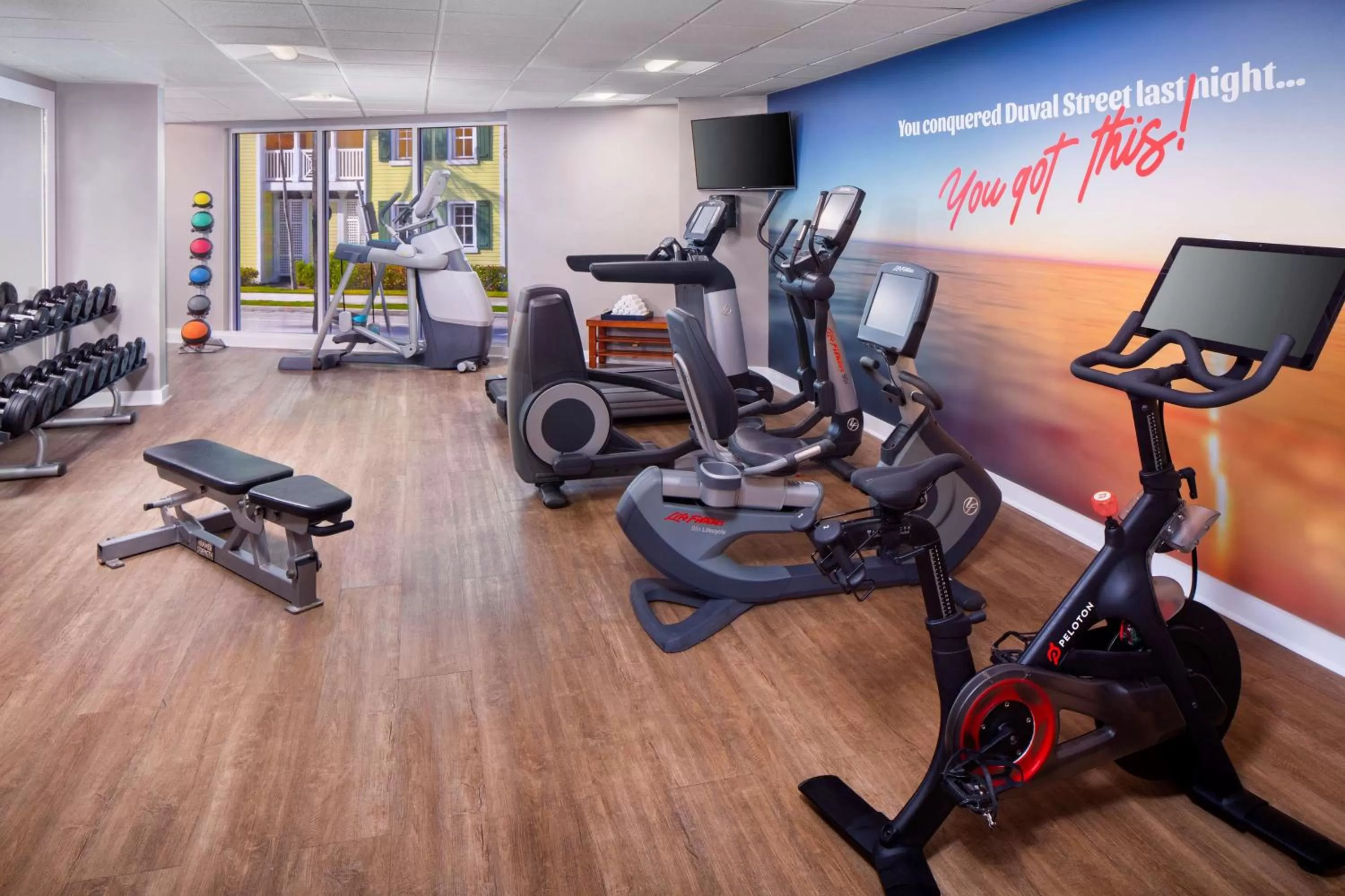 Fitness centre/facilities in The Reach Key West, Curio Collection by Hilton