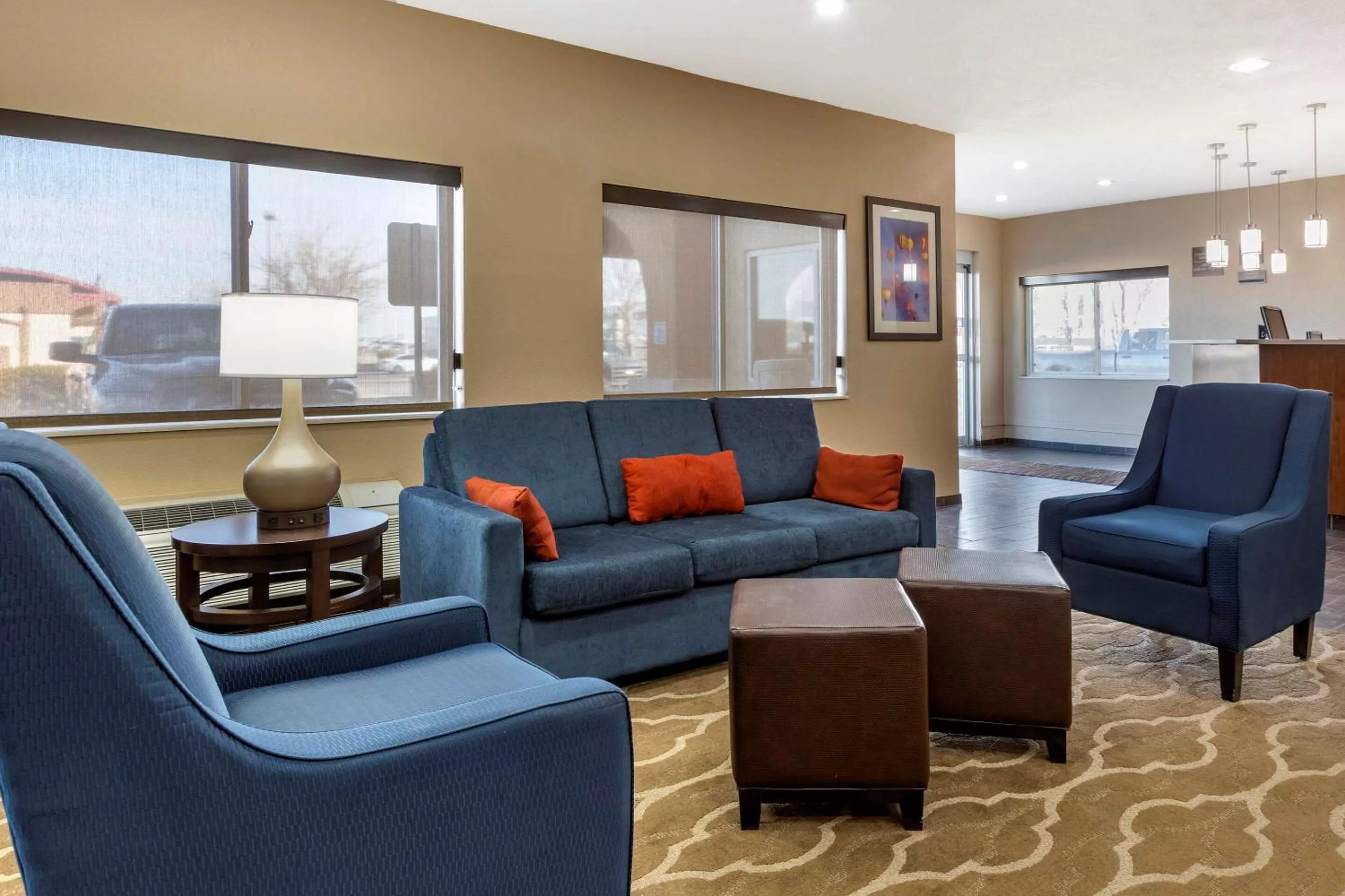 Lobby or reception in Comfort Inn & Suites Alameda at Albuquerque Balloon Fiesta Park