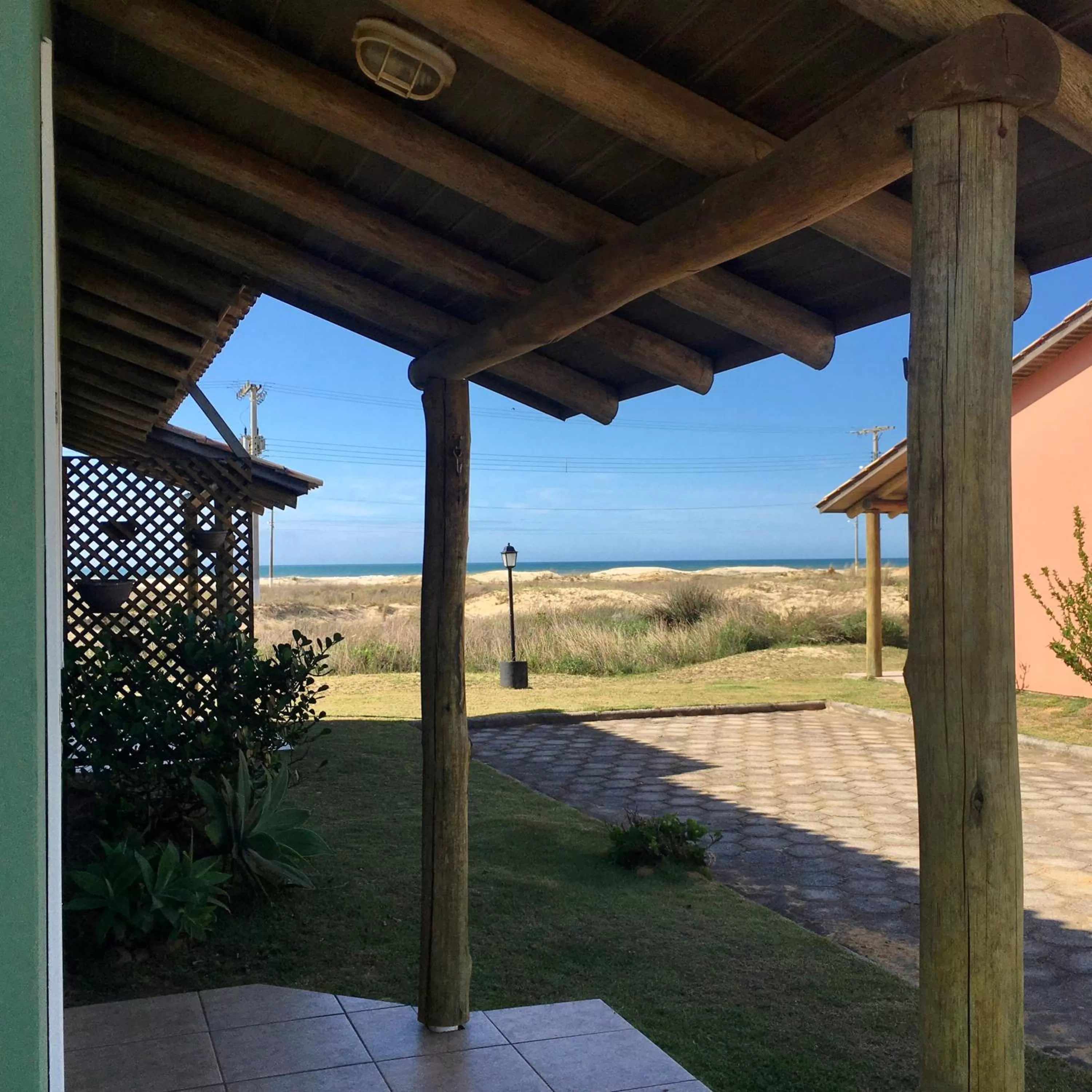 Garden view in Pousada dos Sambaquis