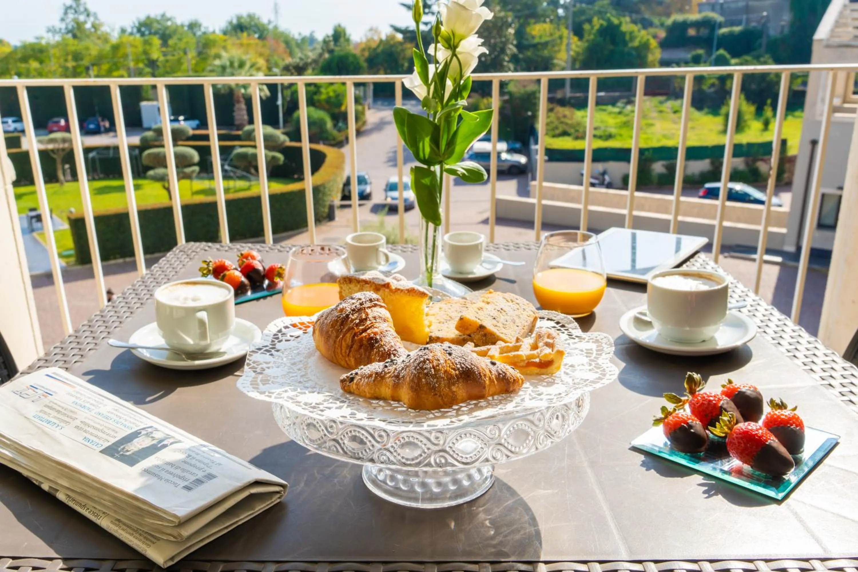 Garden view in Grand Hotel Villa Itria Congress & Spa