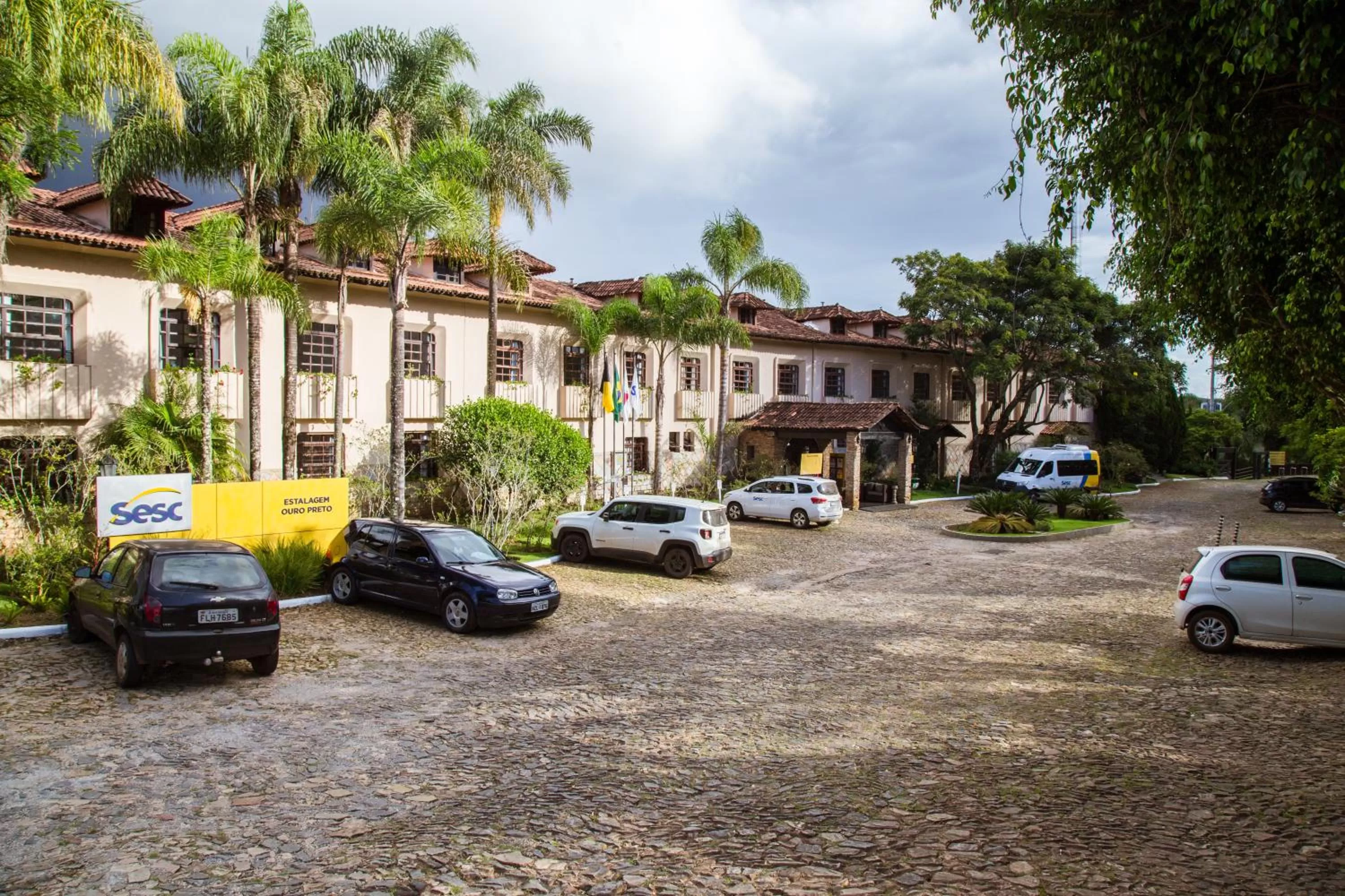 Facade/entrance in SESC OURO PRETO