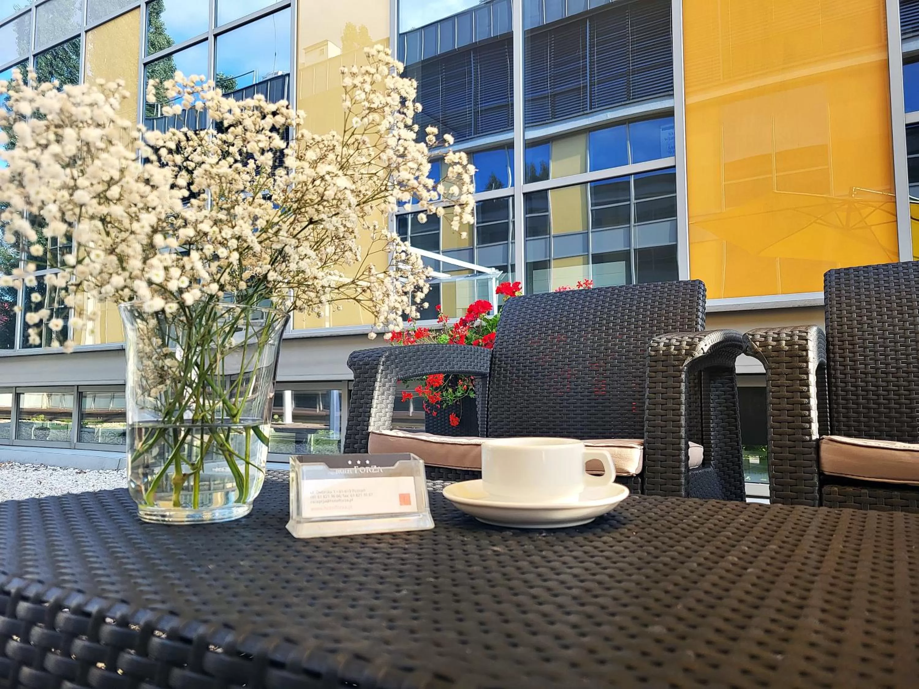 Patio in Hotel Forza