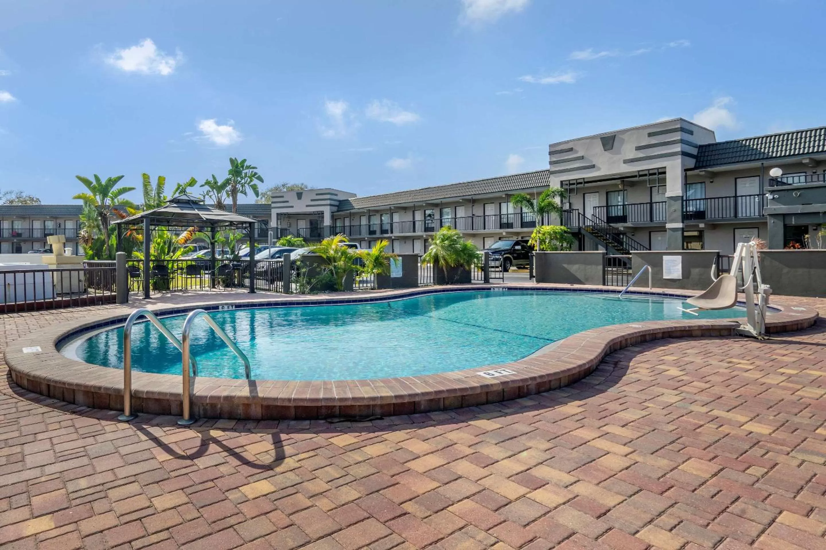 On site in Rodeway Inn Clearwater-Dunedin