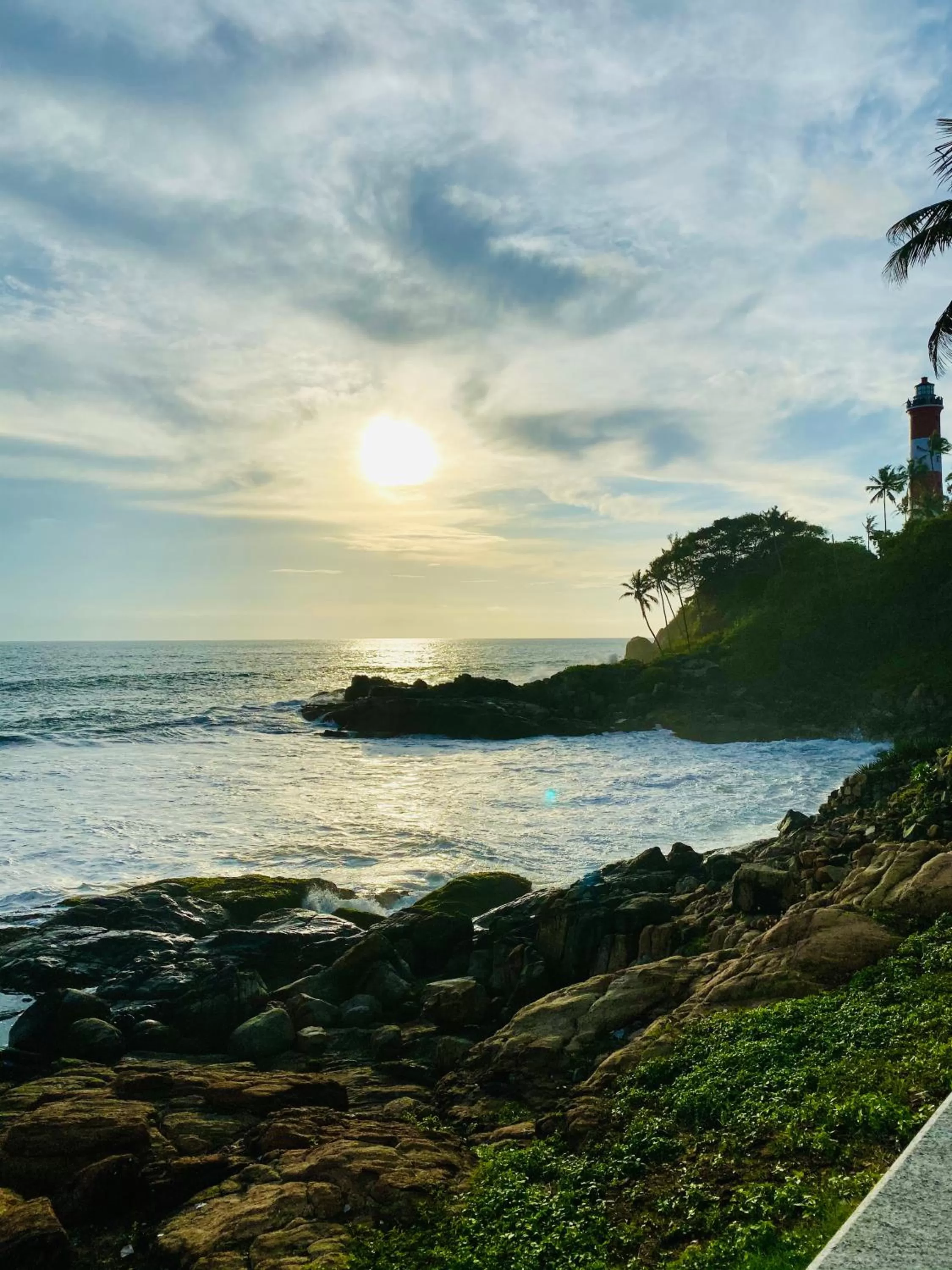 Natural landscape in Rockholm at the Light House Beach