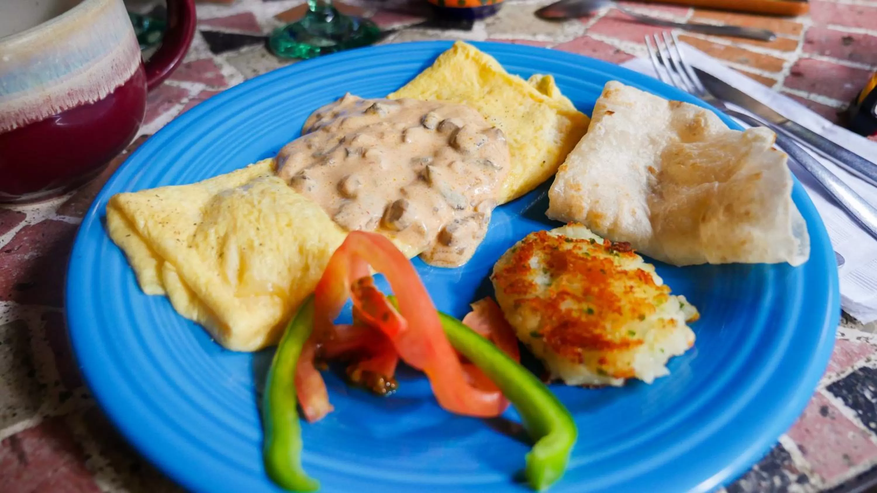 Breakfast in The Bungalows Hotel