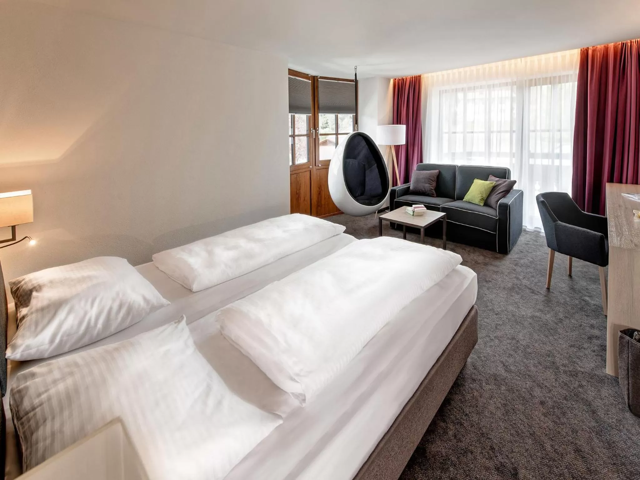 Photo of the whole room, Bed in Hotel Die Krone - Immenstadt-Stein