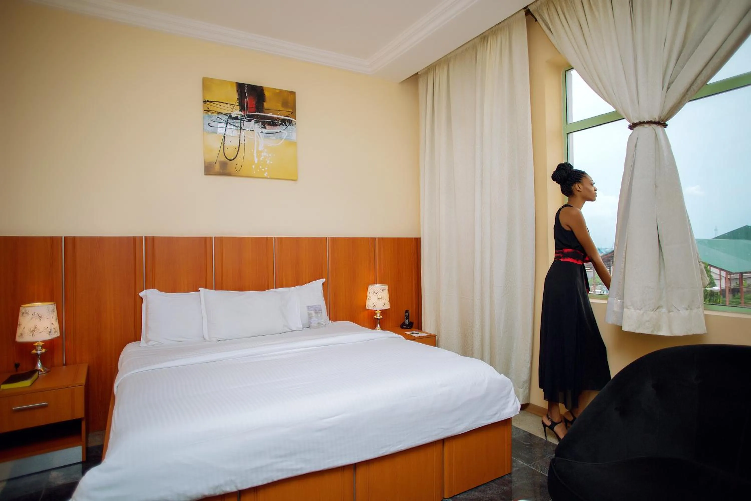 Photo of the whole room, Bed in Swiss International Mabisel Port Harcourt