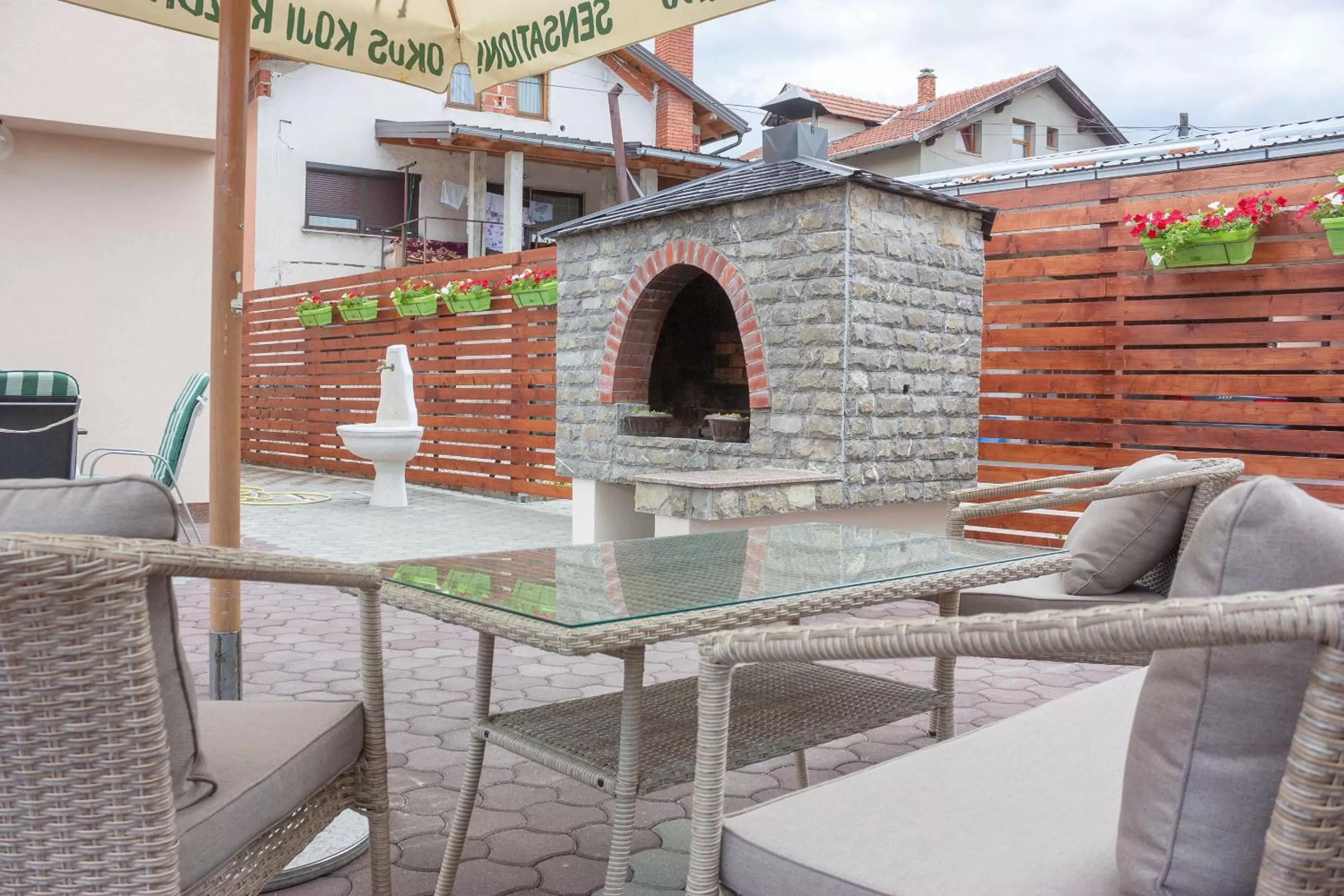 BBQ facilities in Villa Maja