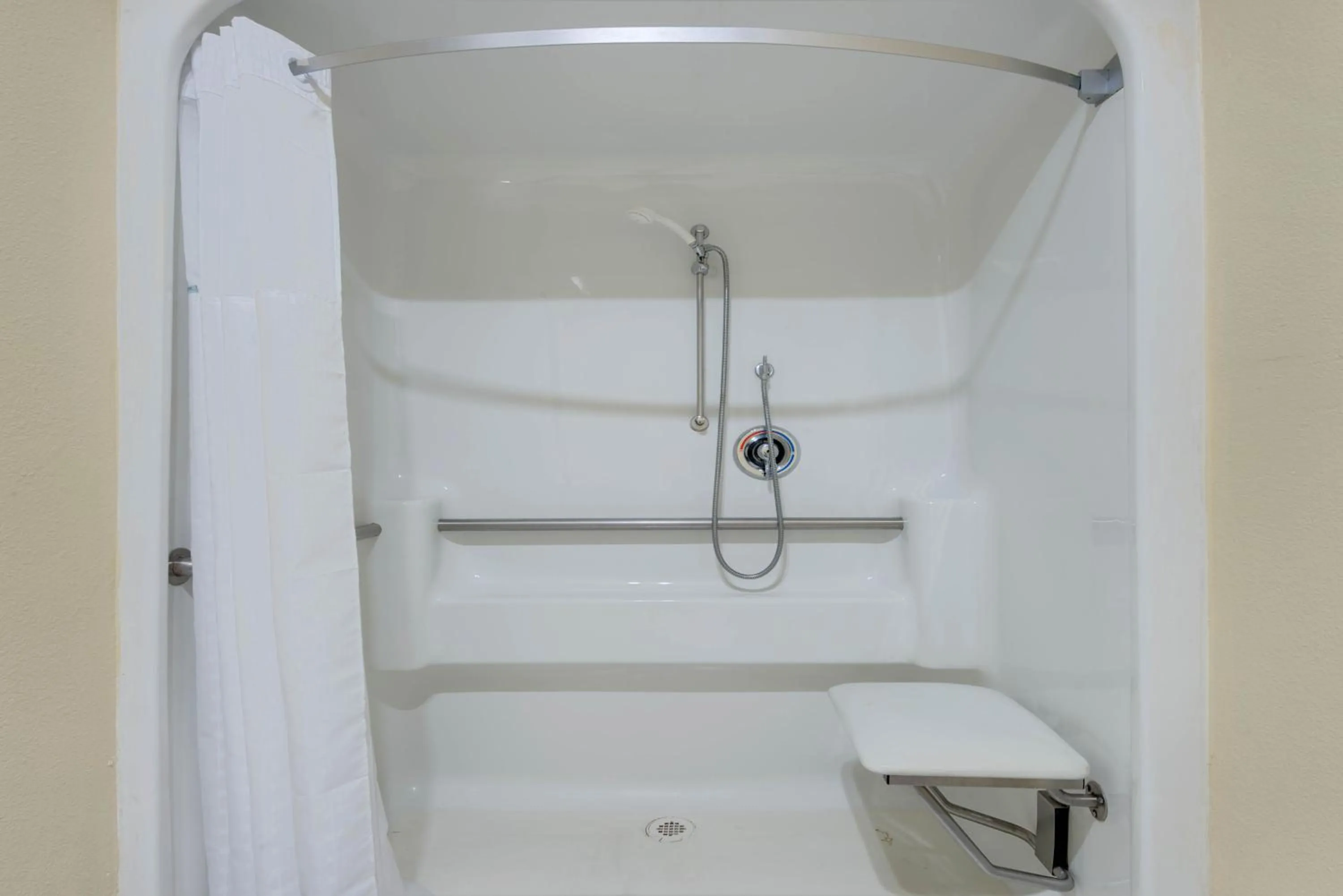 Bathroom in Super 8 by Wyndham Kansas City