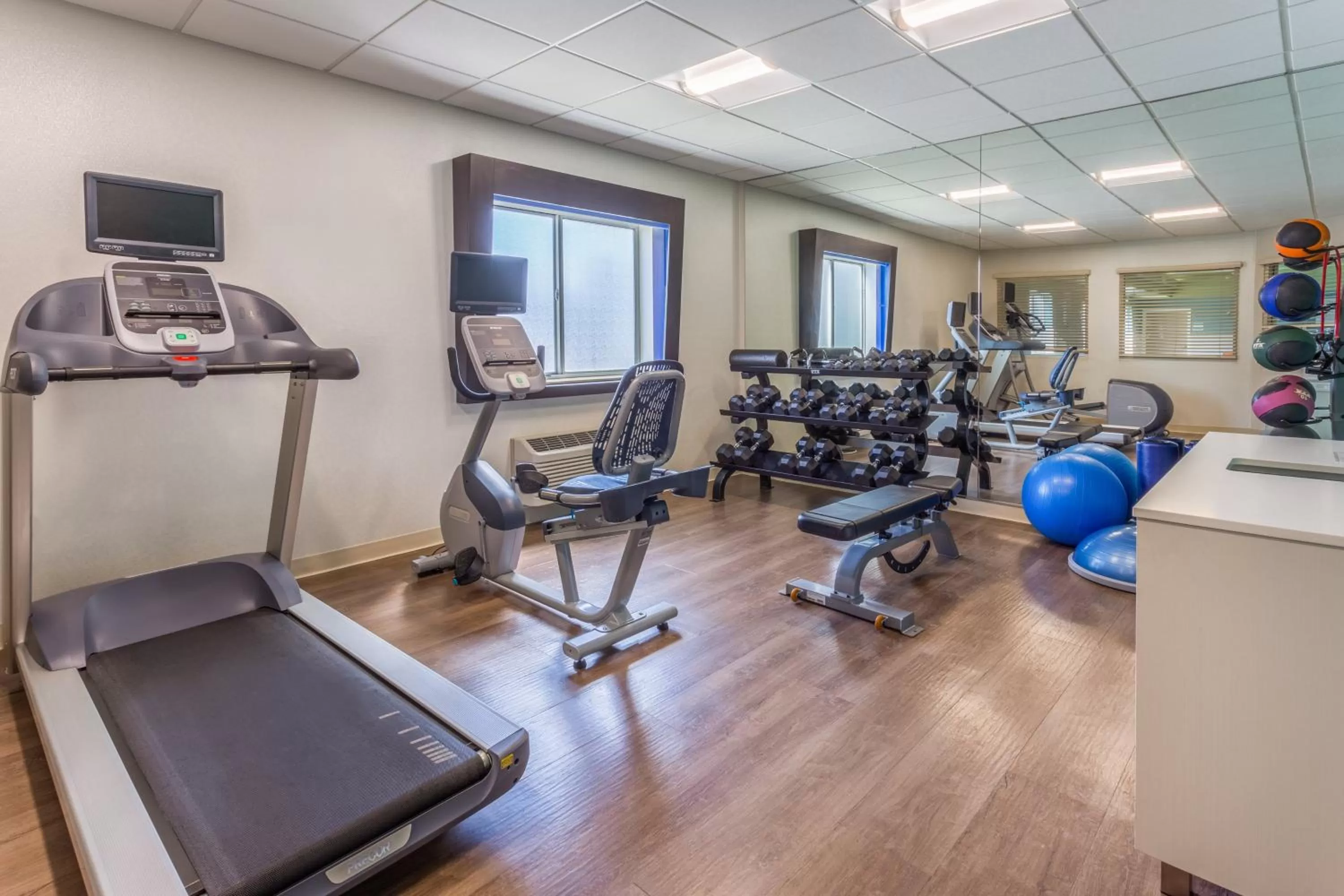 Fitness centre/facilities in Holiday Inn Express Columbus - Ohio Expo Center by IHG