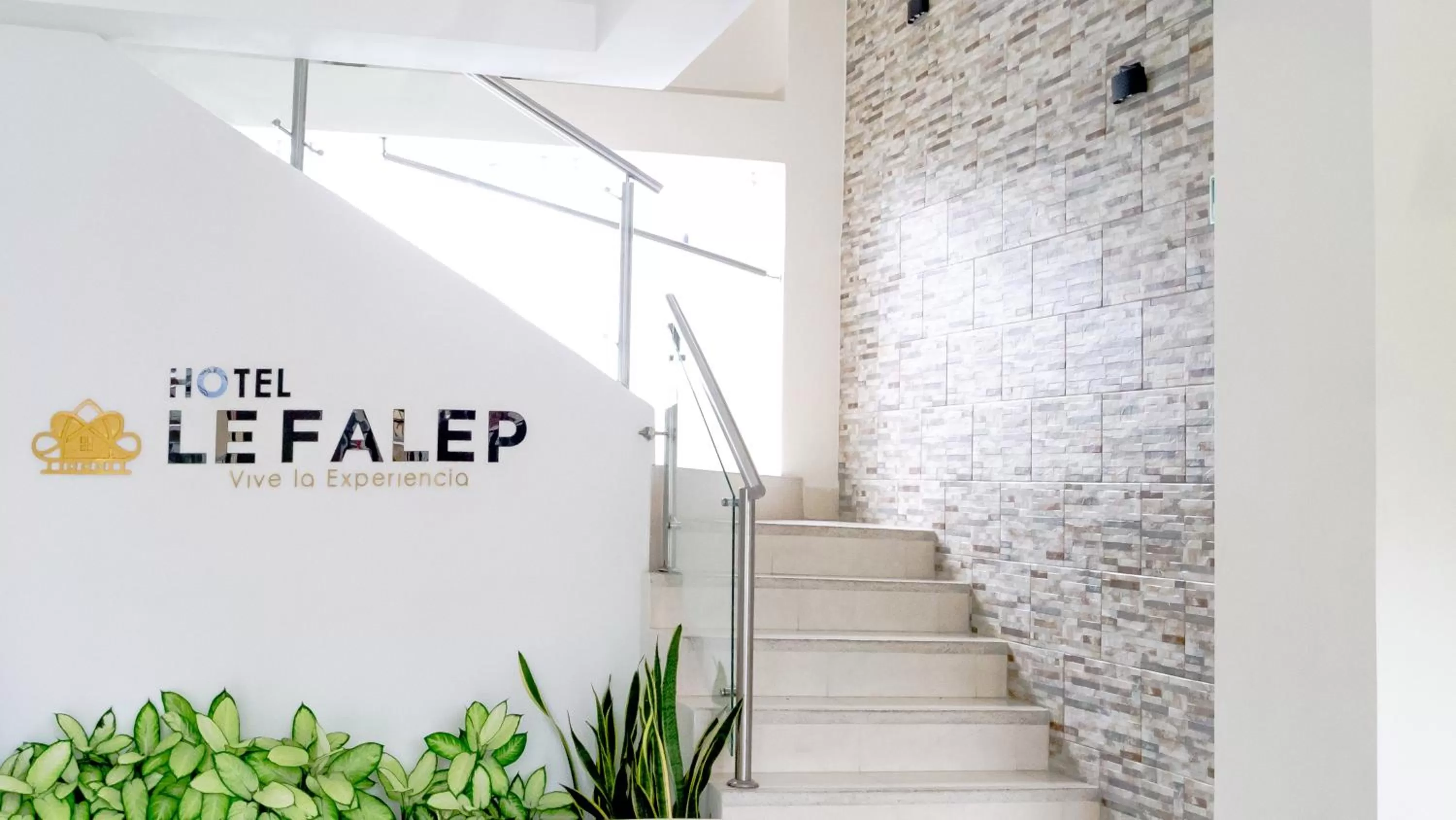 Lobby or reception, Property Logo/Sign in Hotel Le Falep