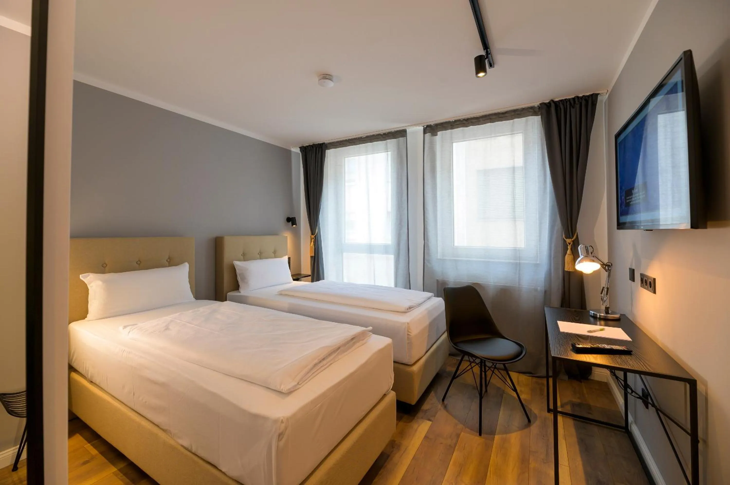 Photo of the whole room, Bed in Nikii City Hotel