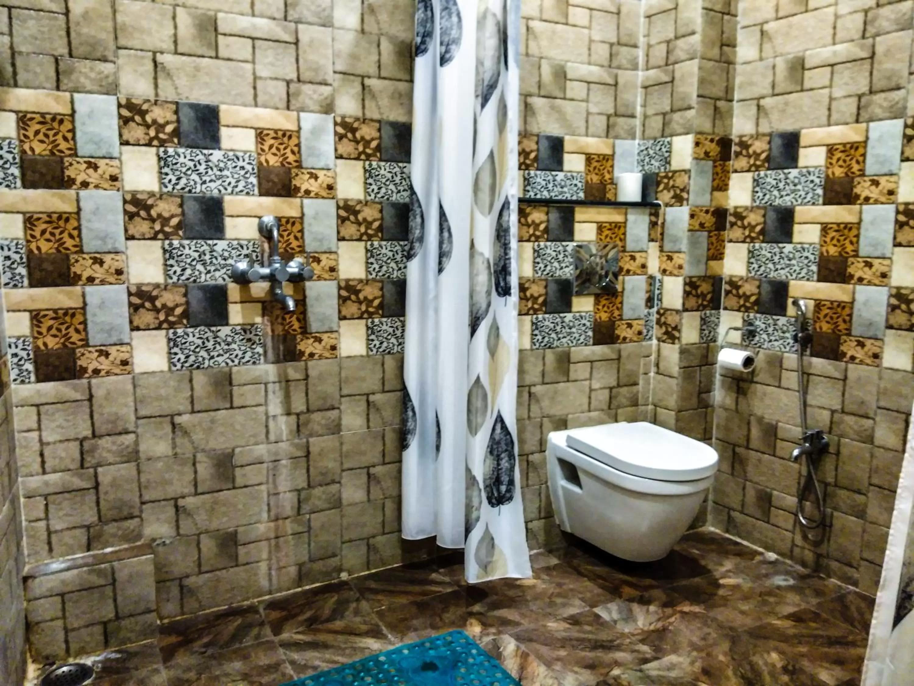 Bathroom in Dwivedi Hotels Sri Omkar Palace