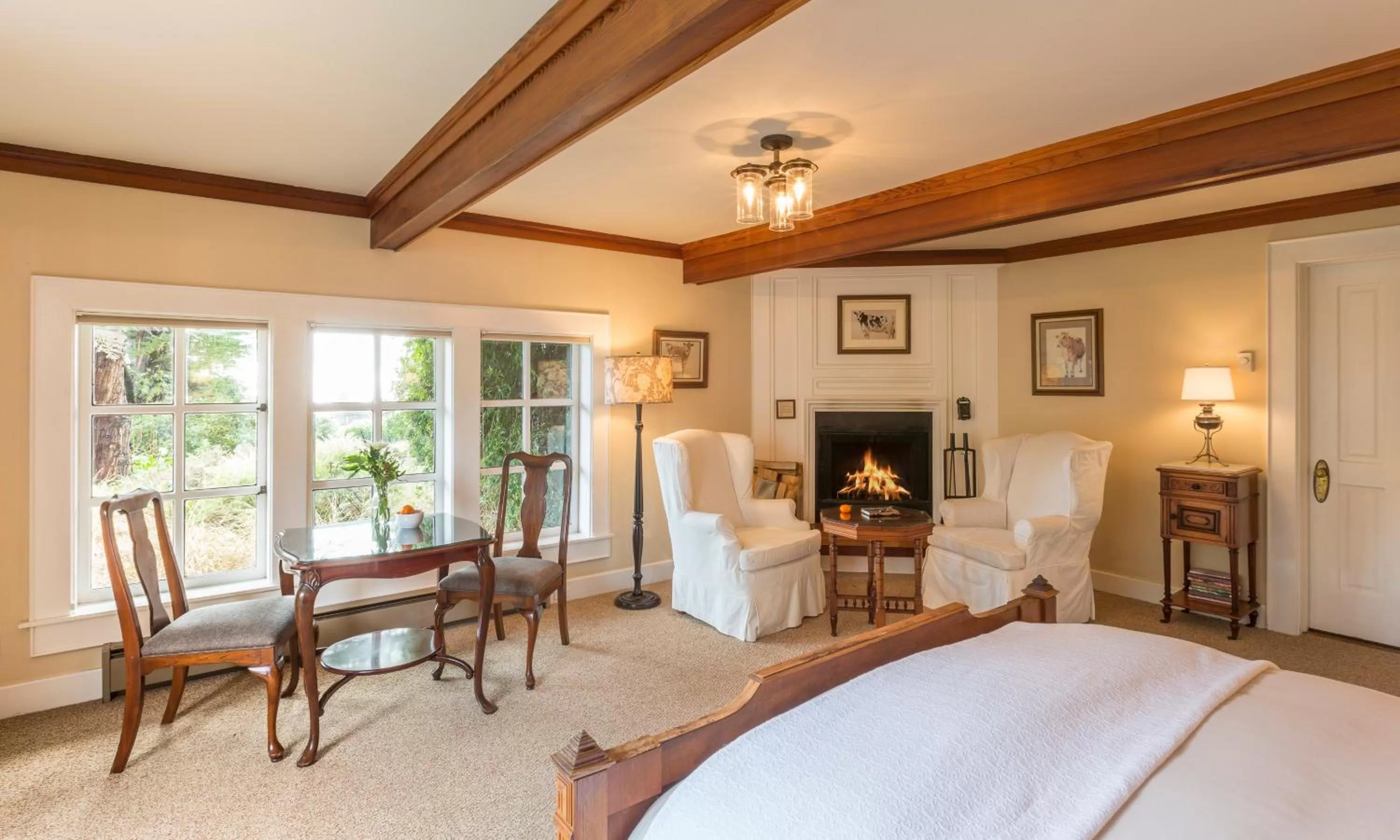 Photo of the whole room, Bed in SCP Mendocino Inn and Farm