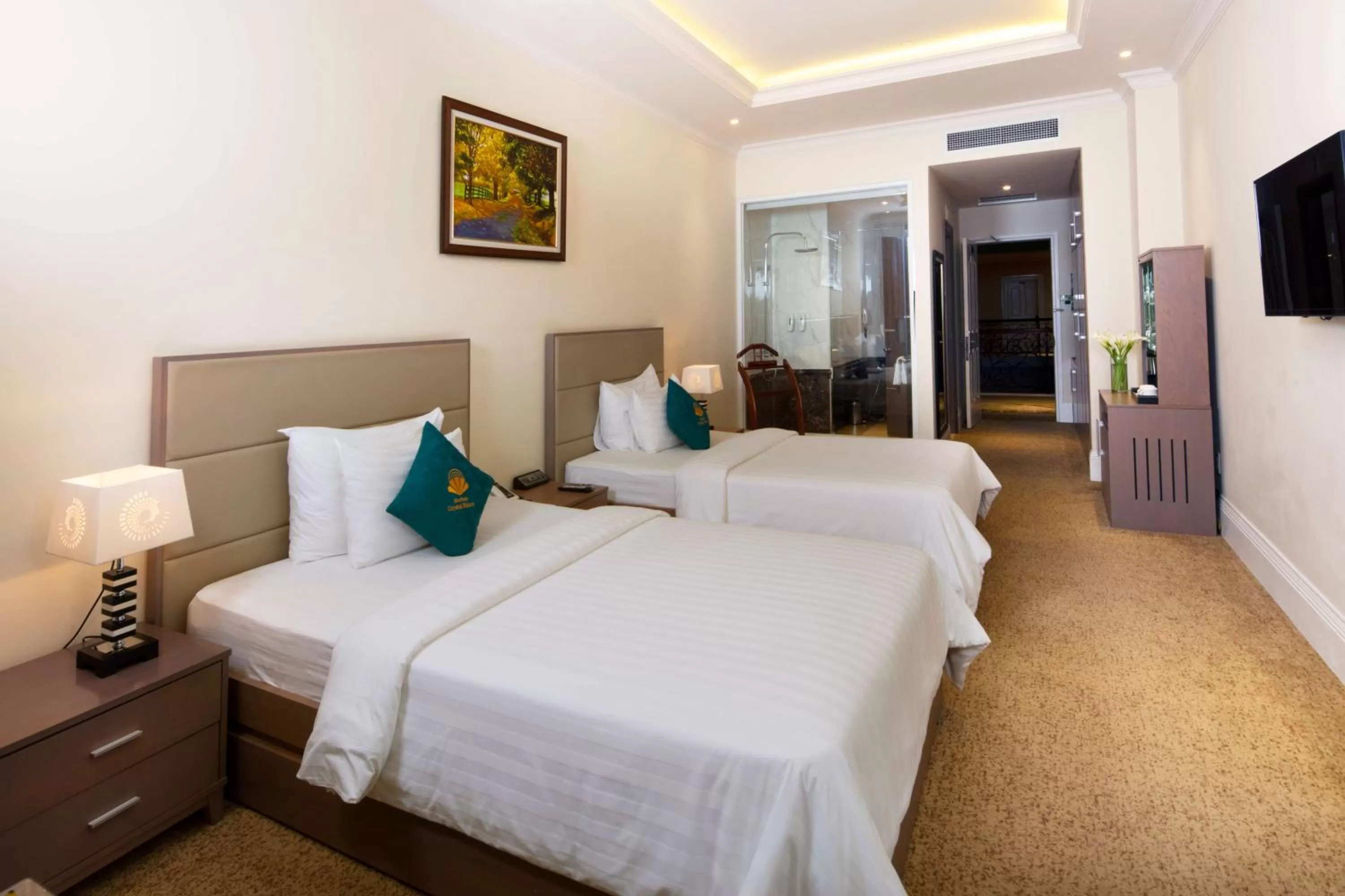 Bed in MerPerle Crystal Palace