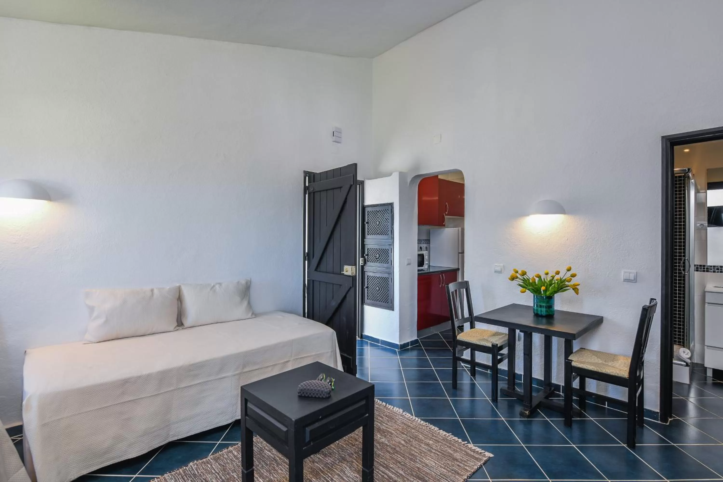 Living room, Bed in Pedras D'el Rei