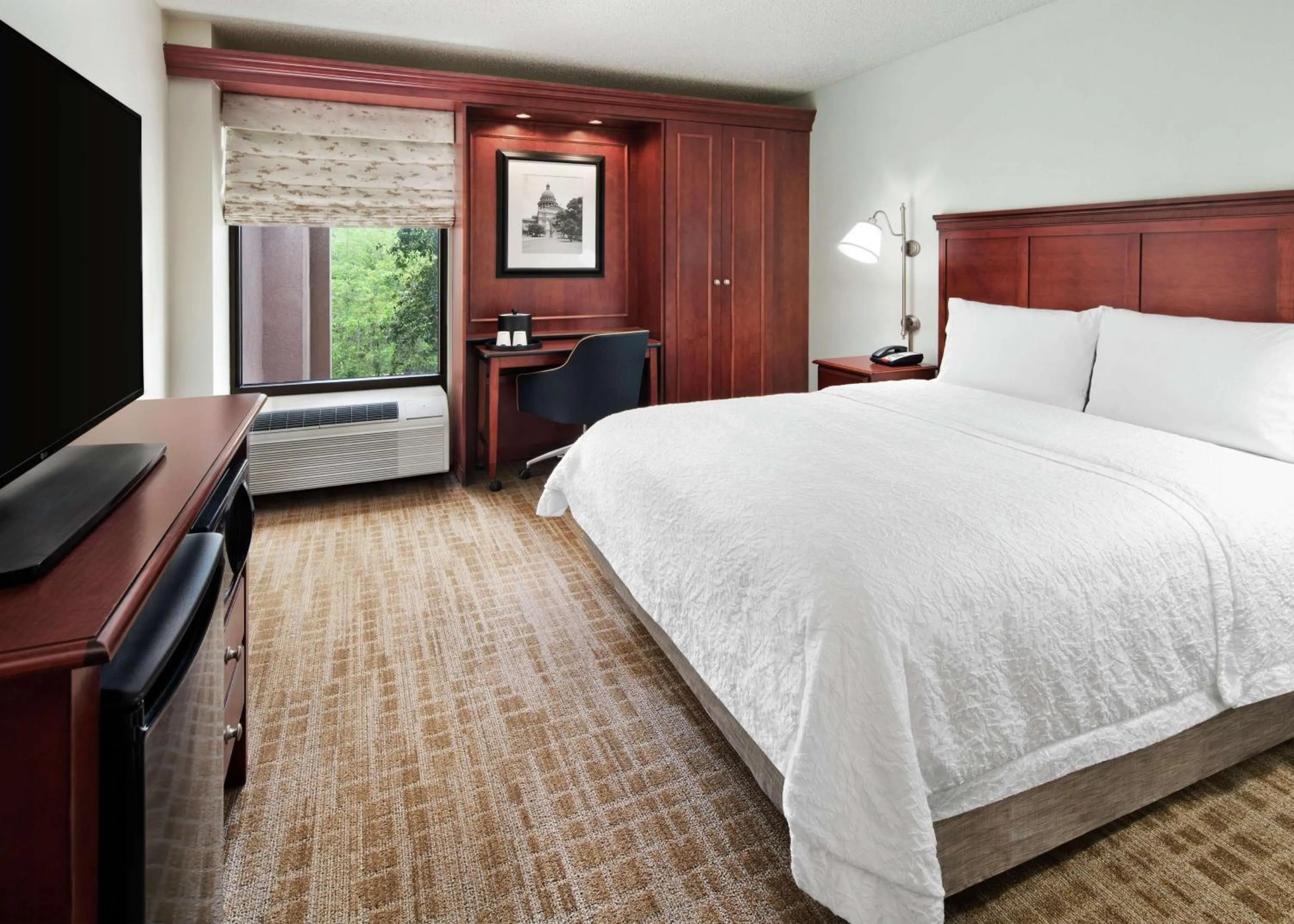 Bedroom, Bed in Hampton Inn Austin North