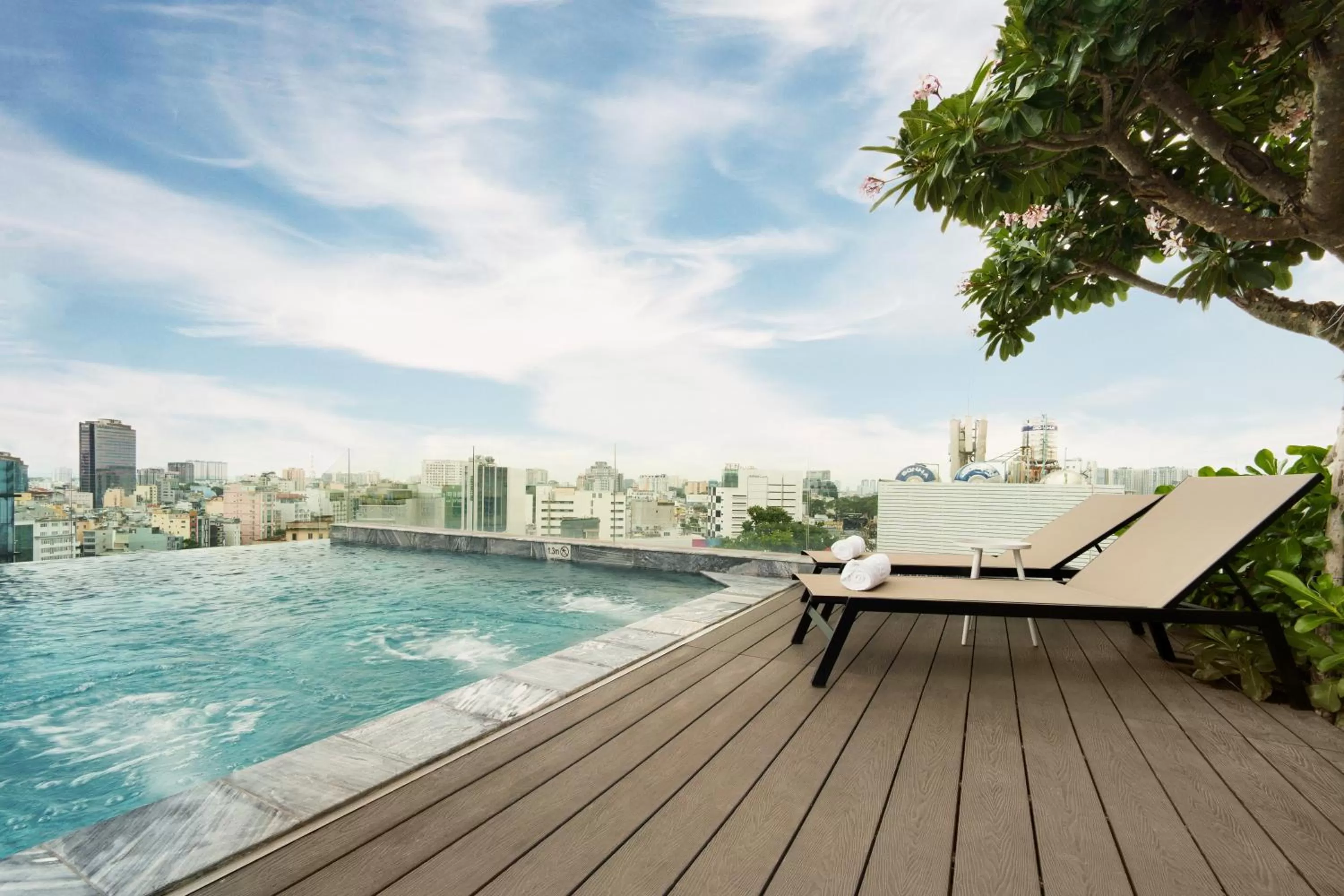 Pool view in M City Hotel Saigon