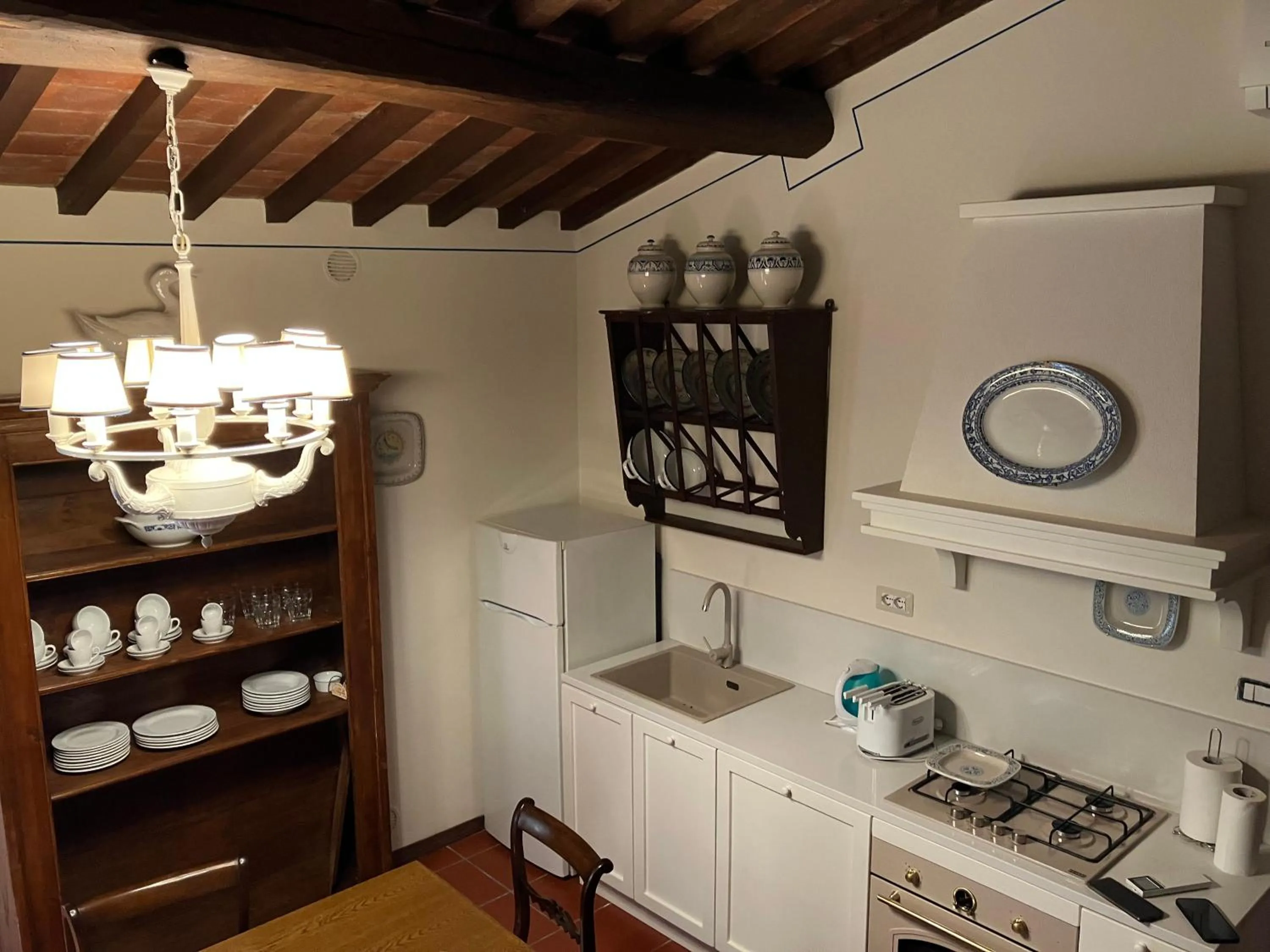 Kitchen or kitchenette in Borgo San Benedetto