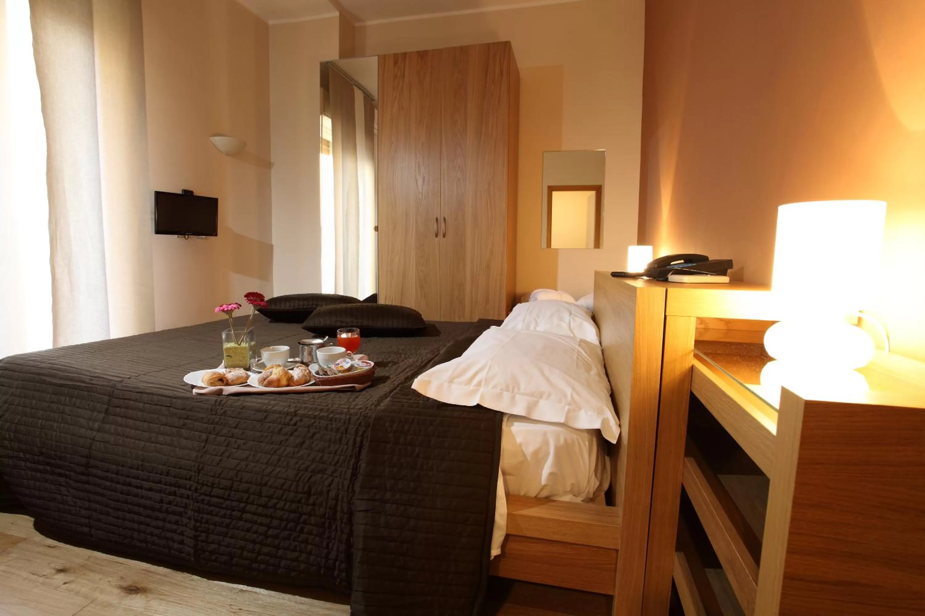 Bedroom, Bed in Hotel Del Viale