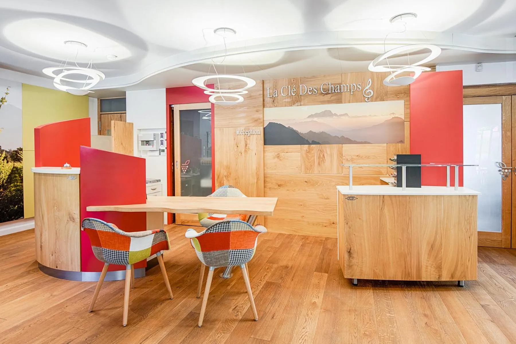 Lobby or reception in La Clé Des Champs