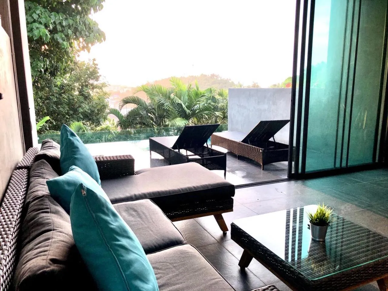 Swimming pool in Baan Saint-Tropez Seaview Villas Kata Beach