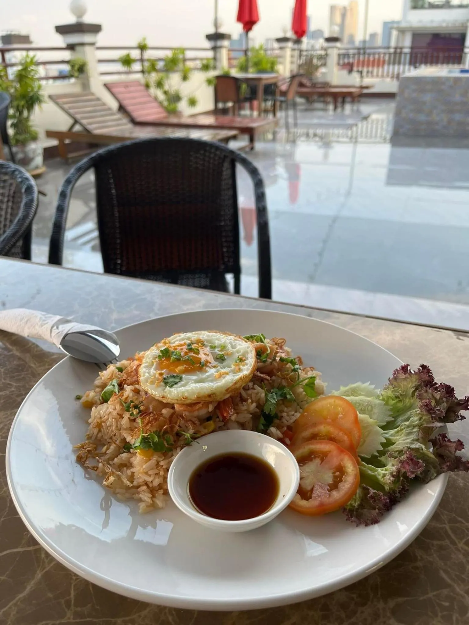 Lunch in Queenwood Hotel