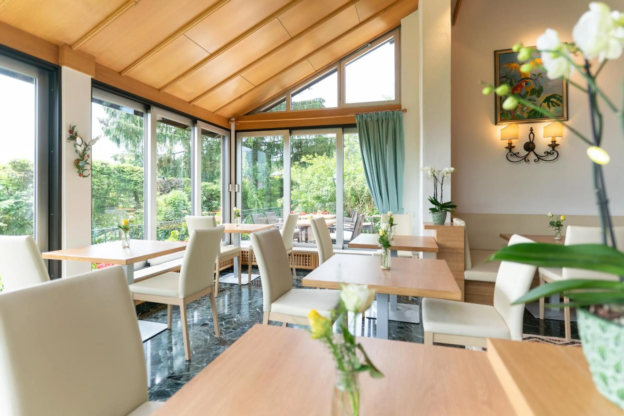 Garden view in Hotel Haus Arenberg