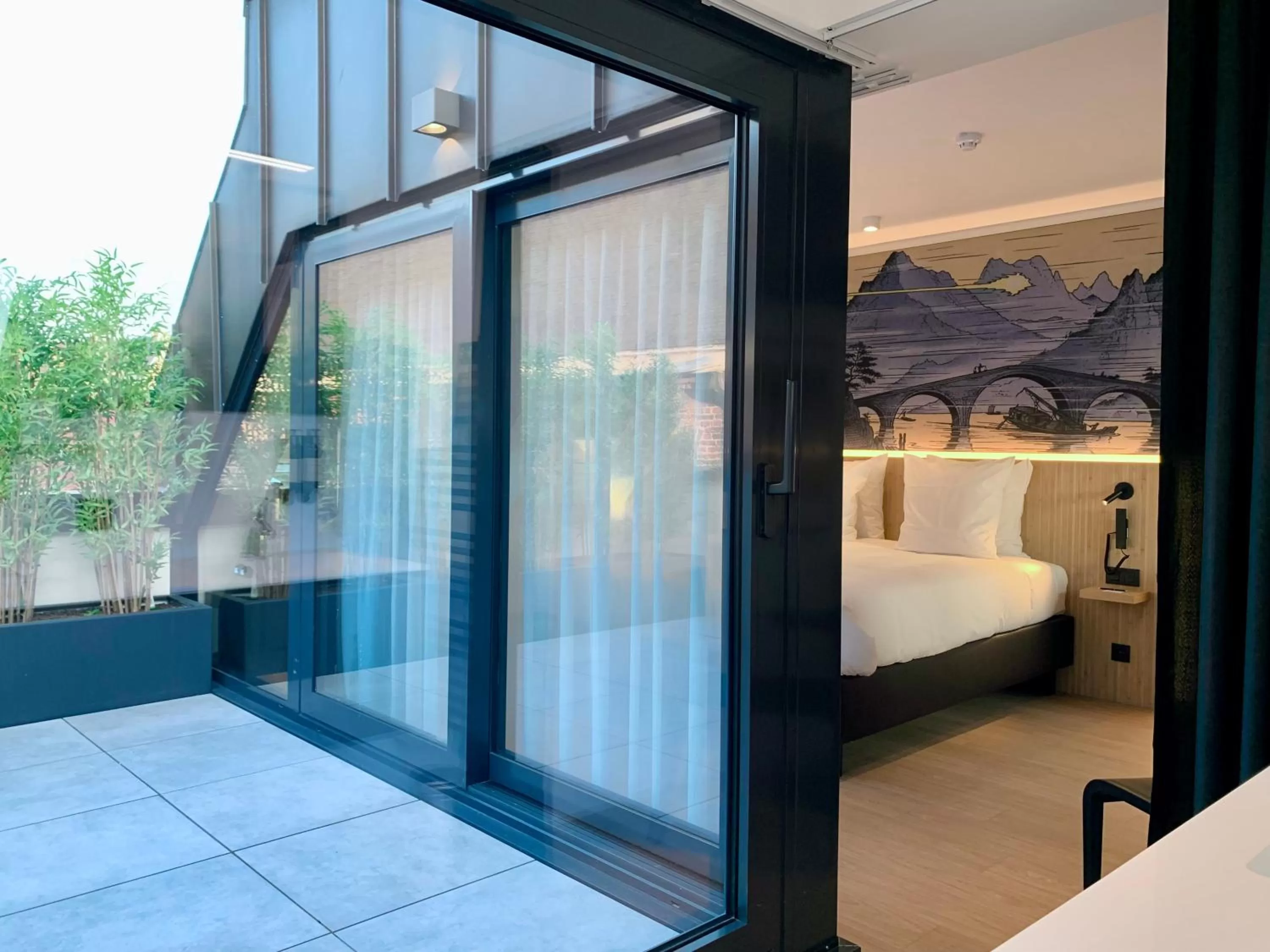 Bedroom, Bed in Comic Art Hotel