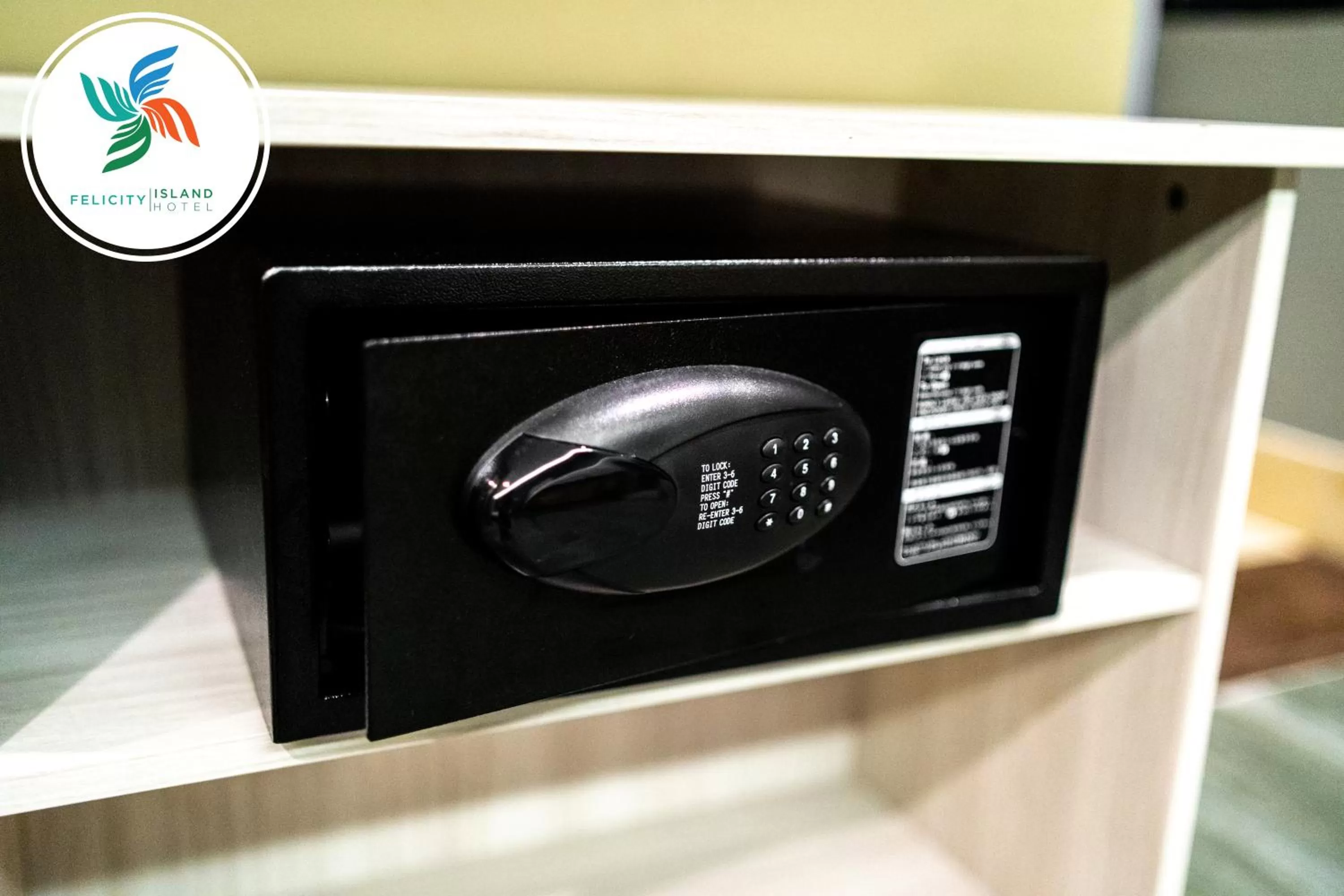 safe in Felicity Island Hotel