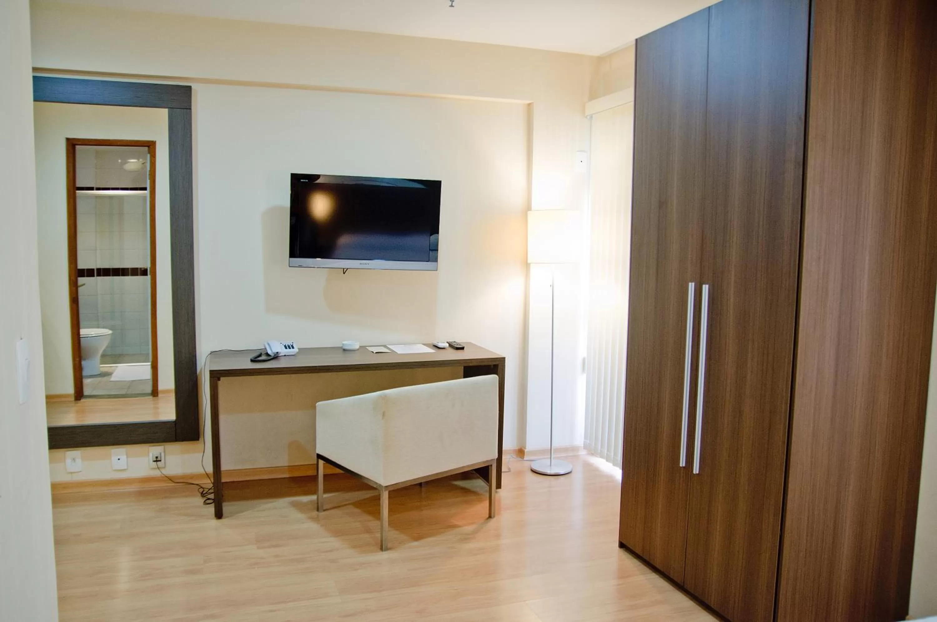 Seating area in Mont Blanc Apart Hotel Nova Iguaçu