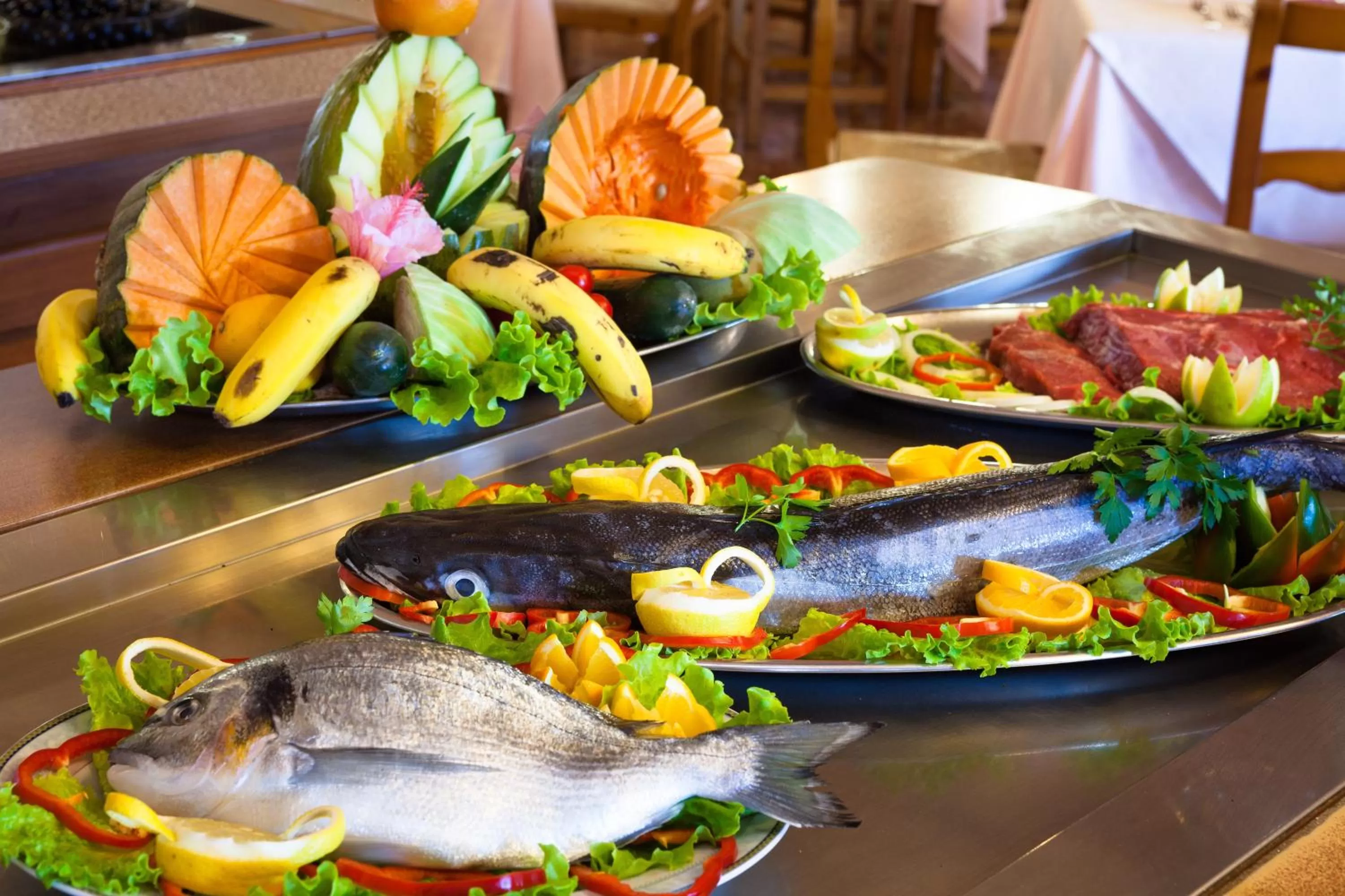 Restaurant/places to eat in Hotel Panoramica Garden