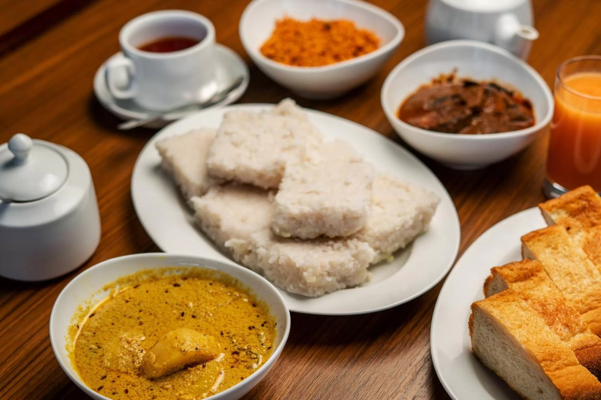 Food and drinks in The Kandyan Villa