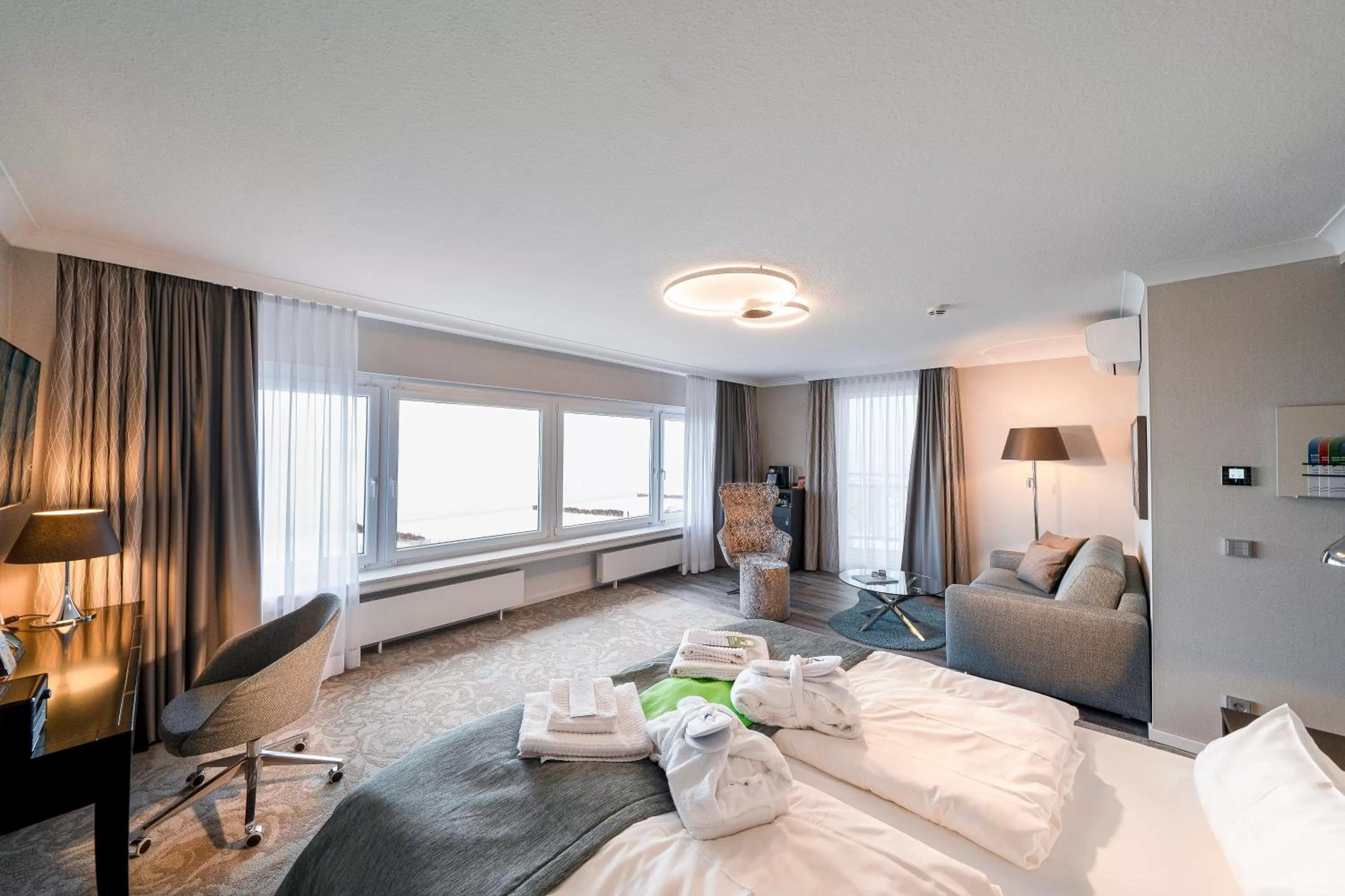 Bed in Strandhotel Duhnen