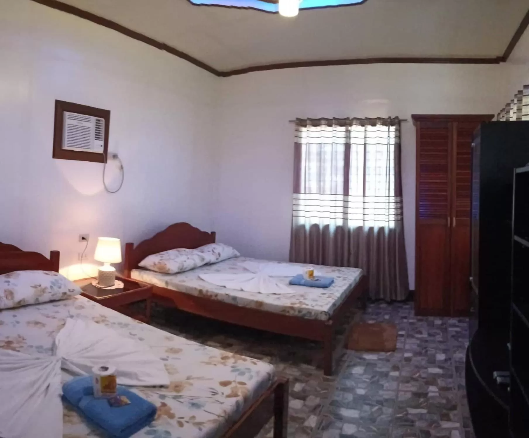 Bed in E&N Paradise Island Resort