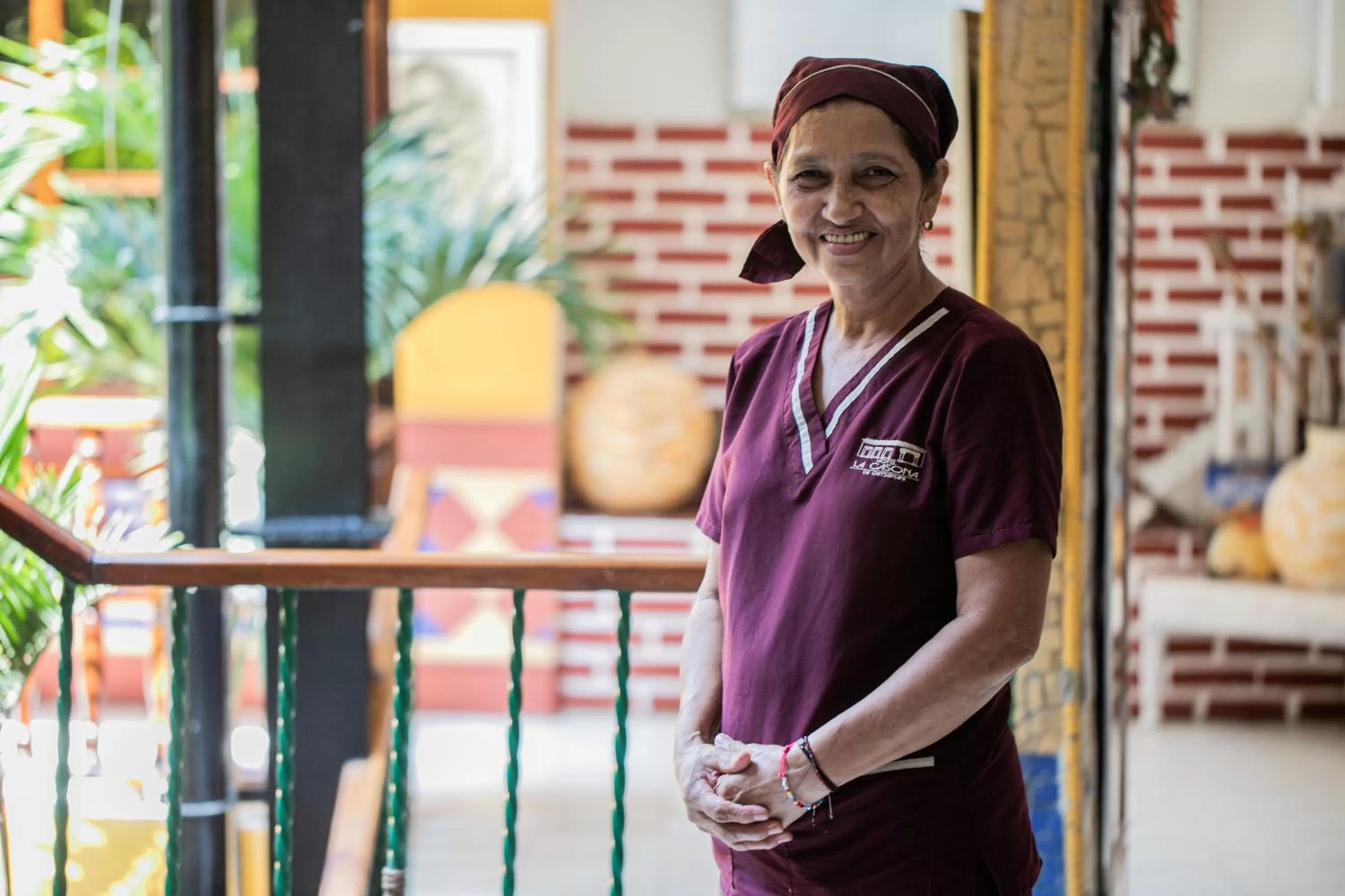 Staff in Hotel La Casona de Getsemani