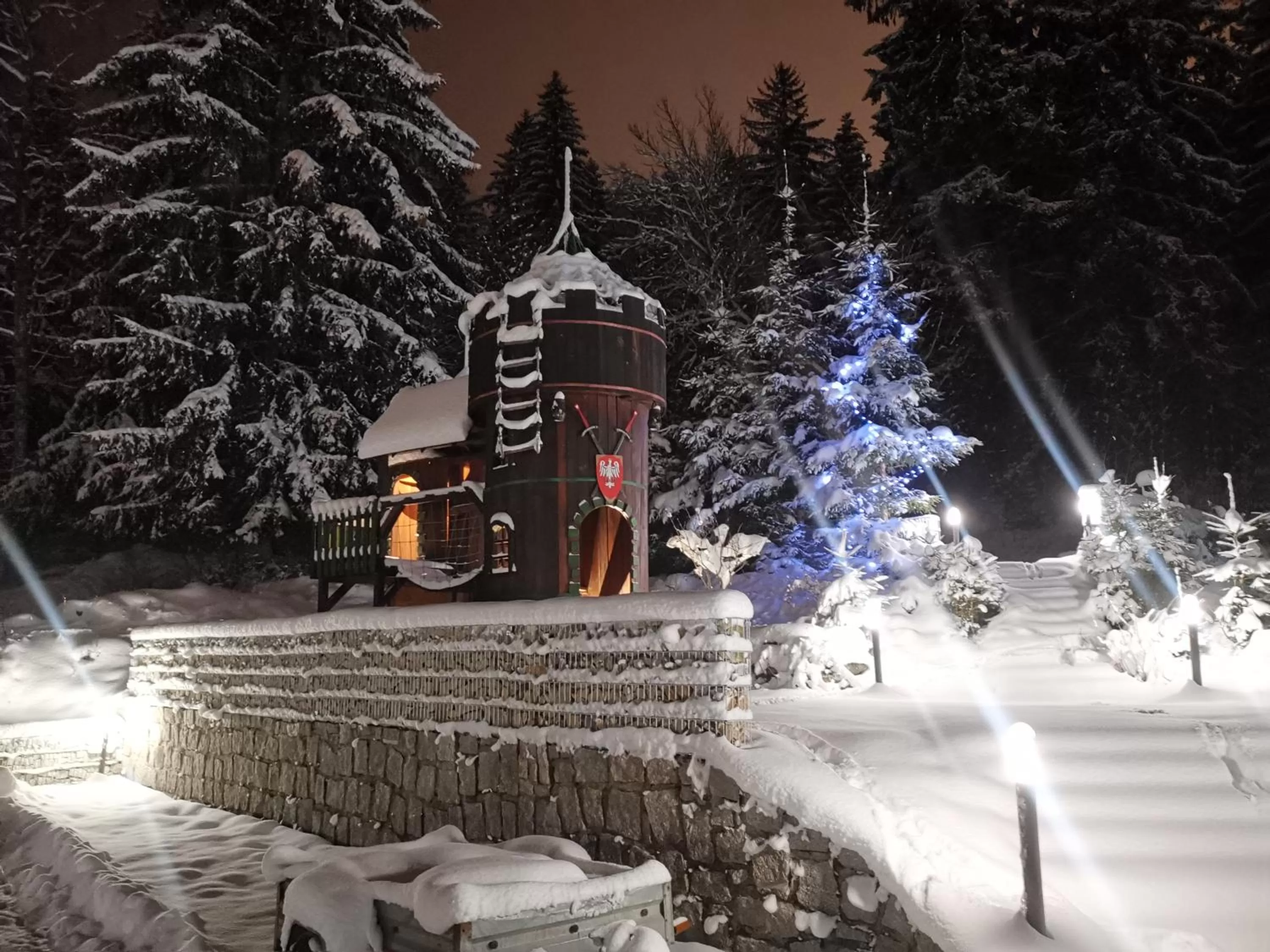 Children play ground in dask resort