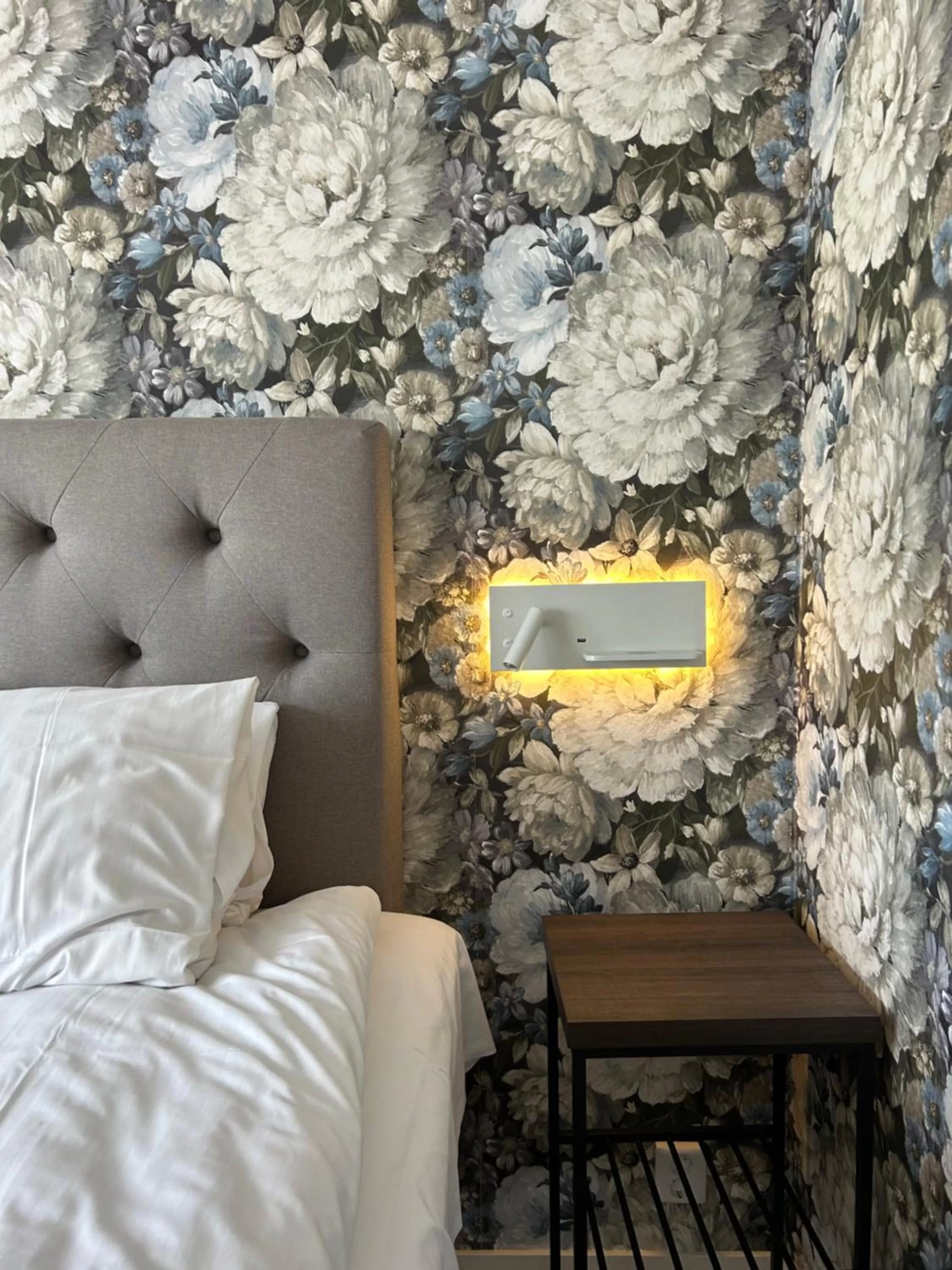 Bed in Solstickan Hotell & Vandrarhem