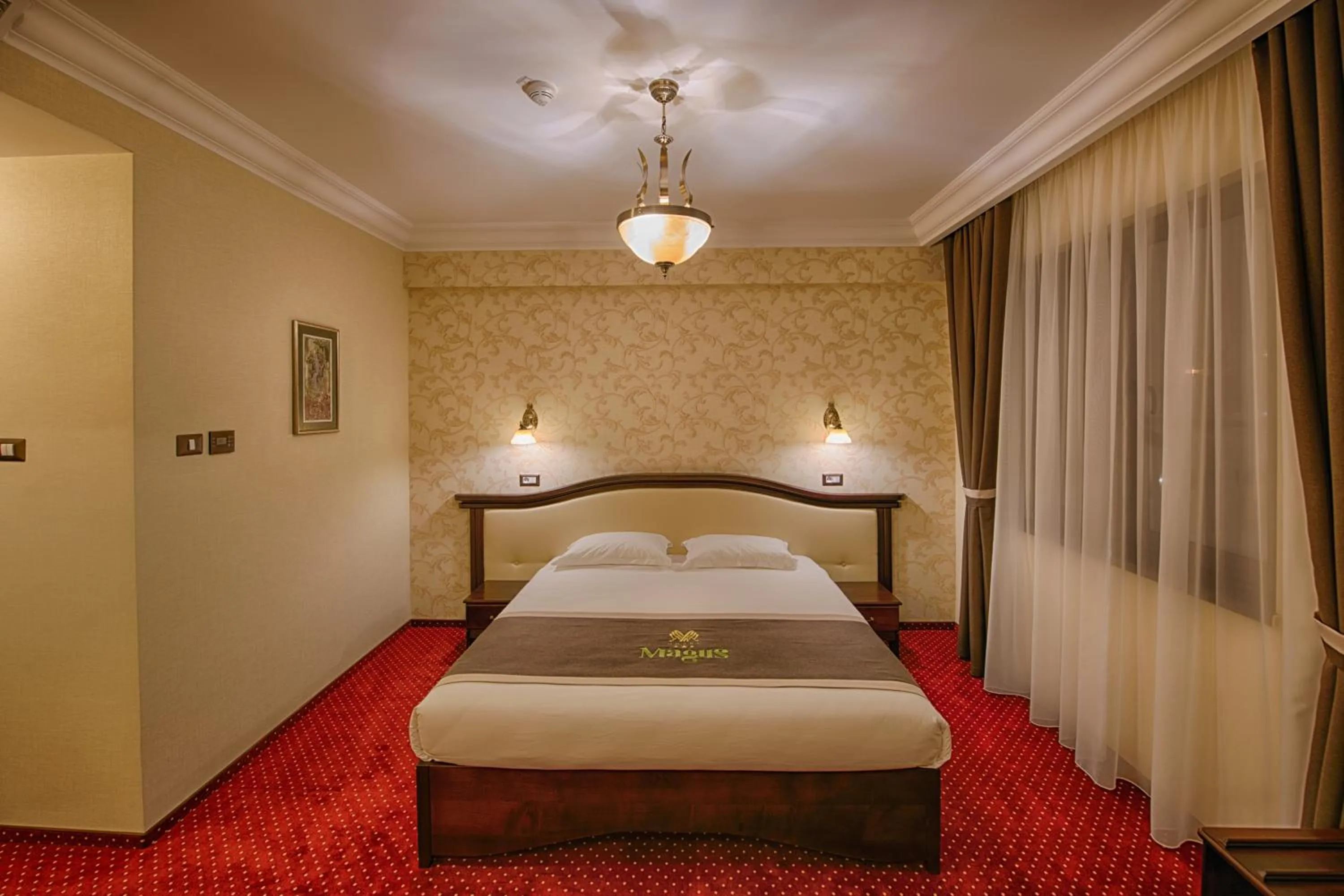 Photo of the whole room, Bed in Magus Hotel